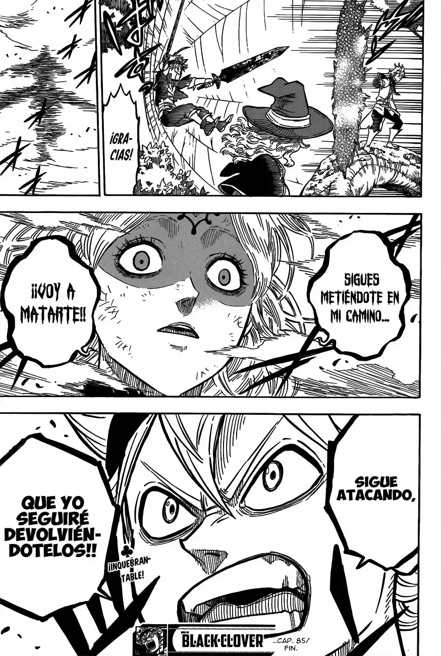 Black Clover Capítulo 85 - Page 18