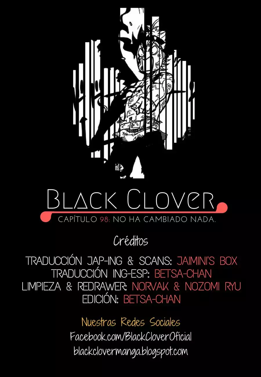 Black Clover Capítulo 98 - Page 1