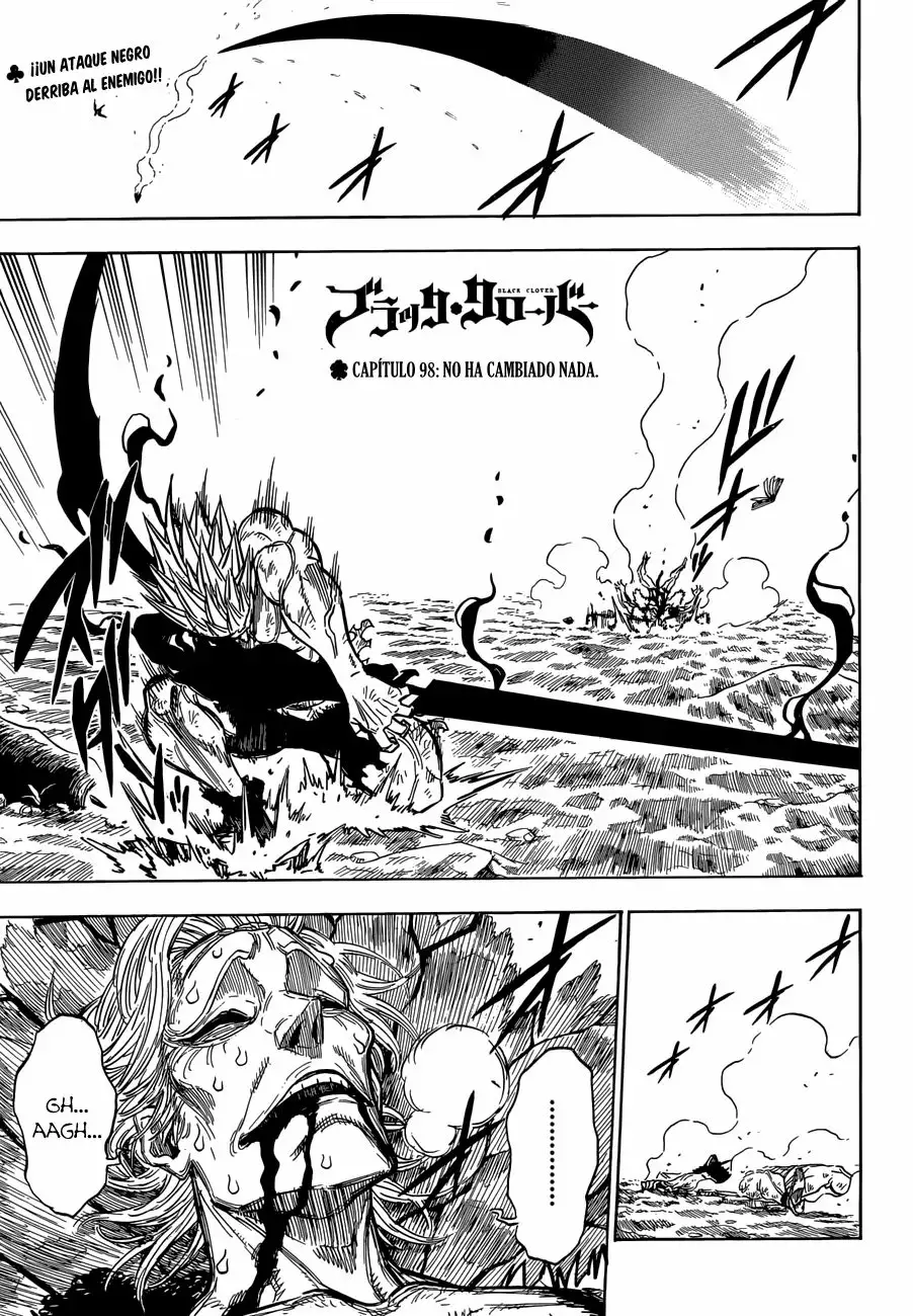 Black Clover Capítulo 98 - Page 2