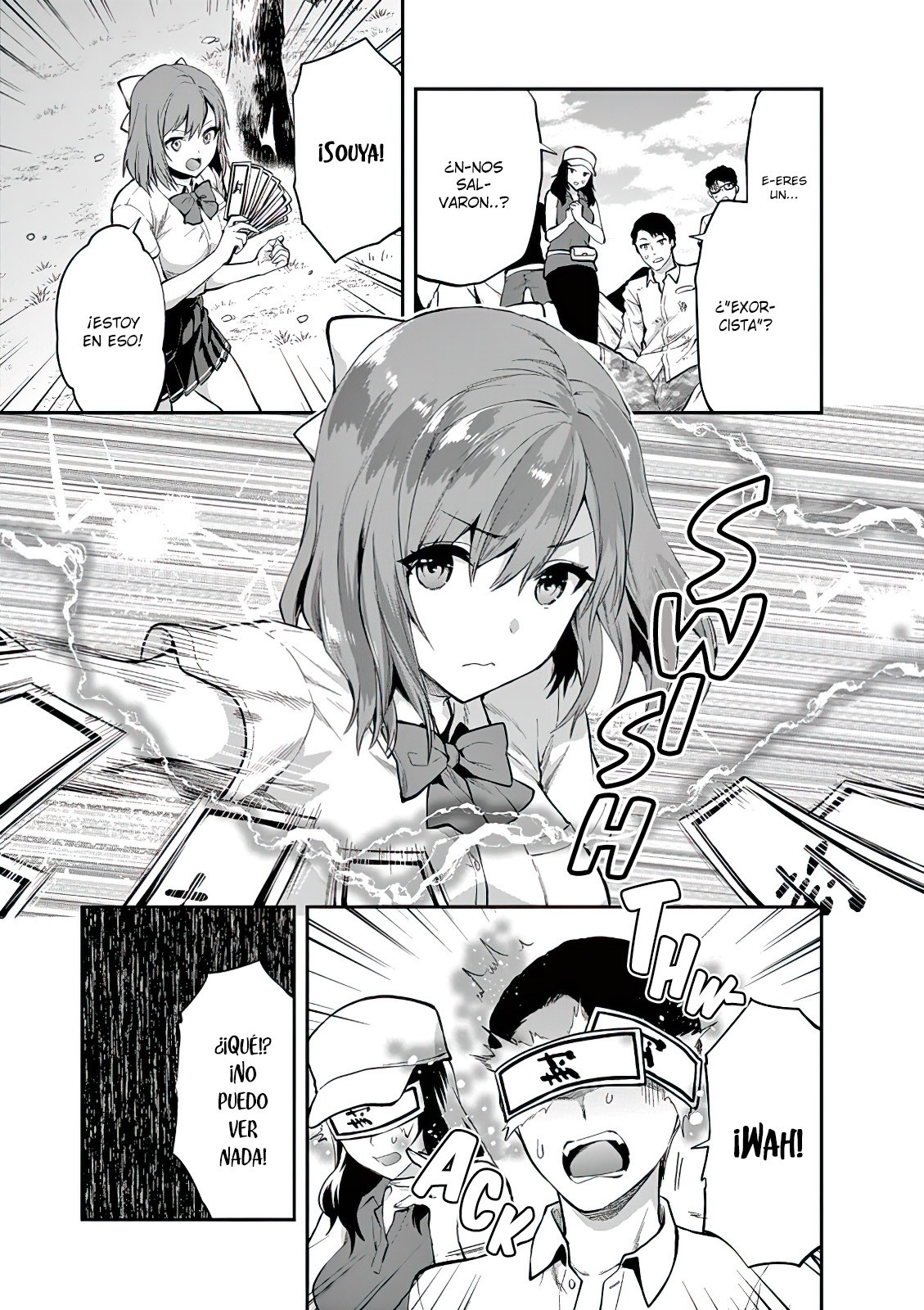 Una vez que nos encontremos, exorcisaremos orgasmicamente al espiritu con un solo toque! Capítulo 0 - Page 10