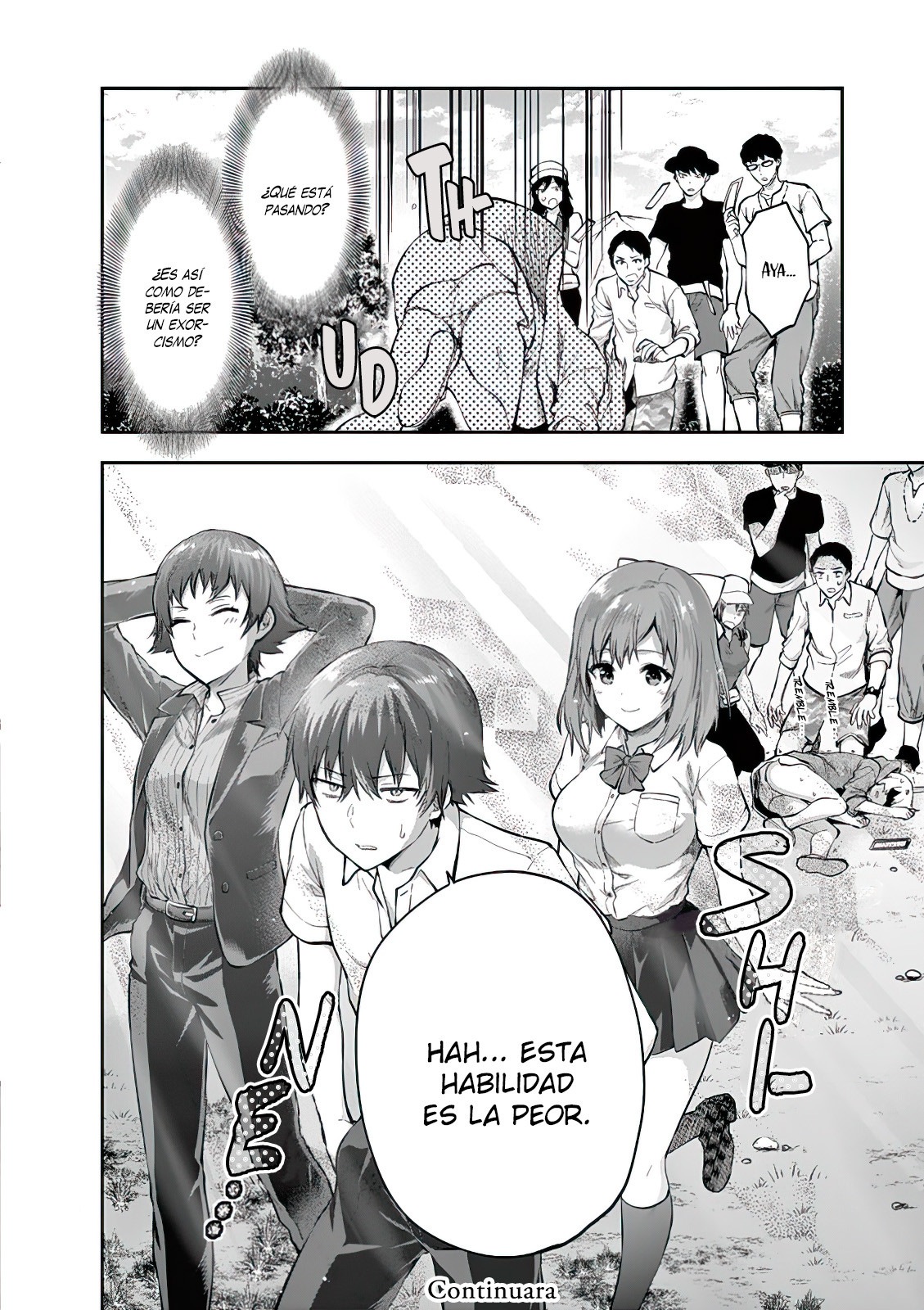 Una vez que nos encontremos, exorcisaremos orgasmicamente al espiritu con un solo toque! Capítulo 0 - Page 14