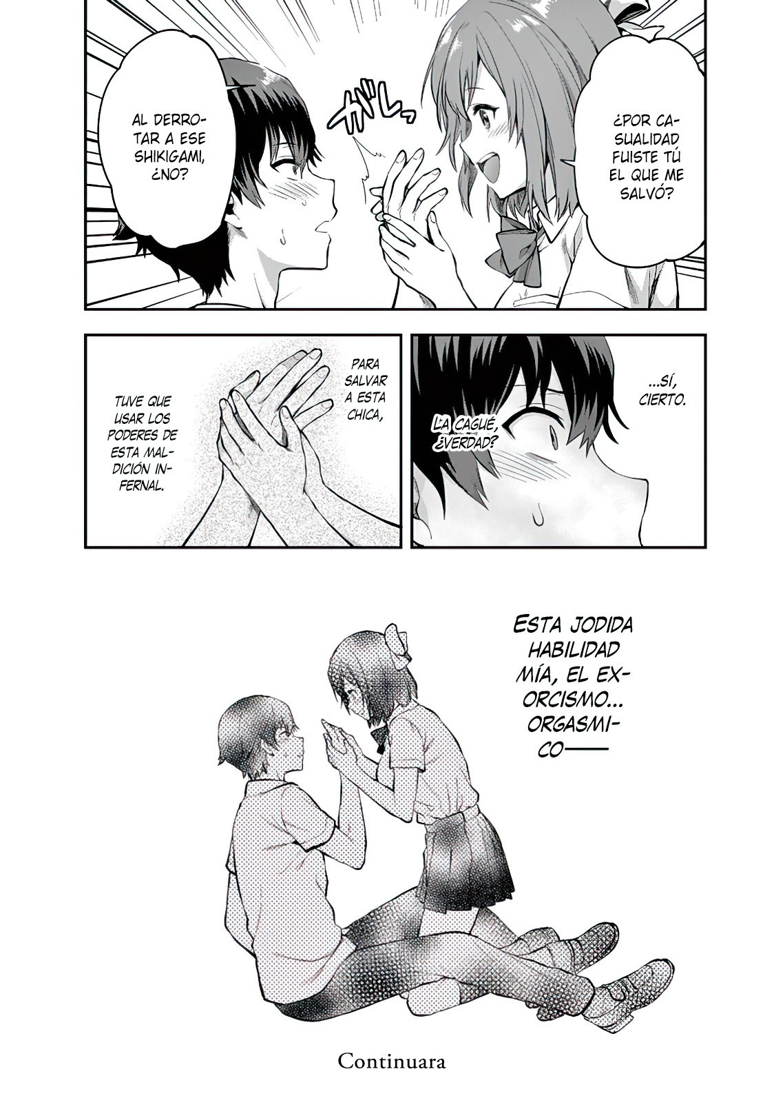 Una vez que nos encontremos, exorcisaremos orgasmicamente al espiritu con un solo toque! Capítulo 1 - Page 41
