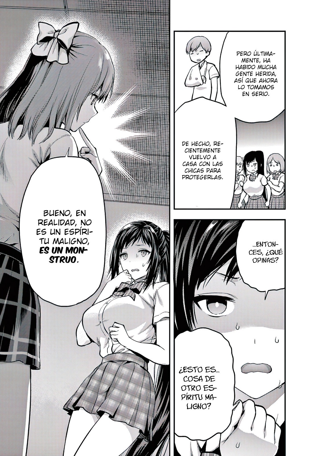 Una vez que nos encontremos, exorcisaremos orgasmicamente al espiritu con un solo toque! Capítulo 10 - Page 14
