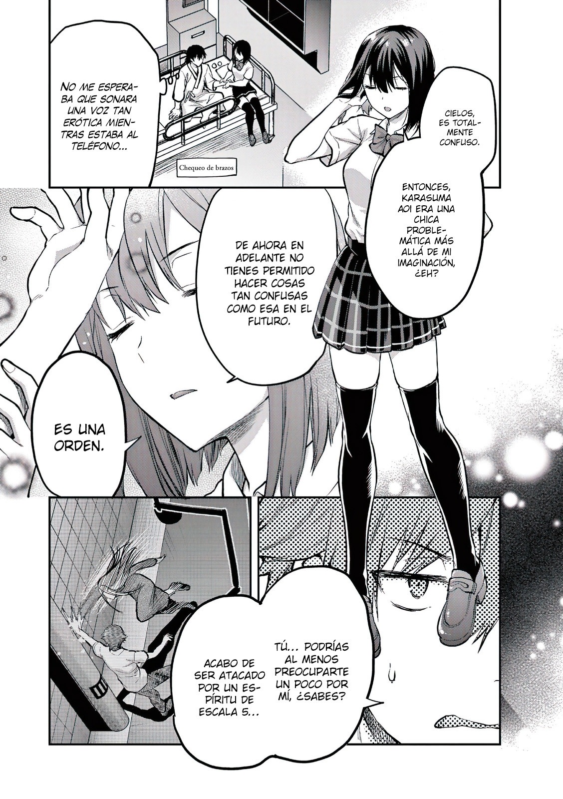 Una vez que nos encontremos, exorcisaremos orgasmicamente al espiritu con un solo toque! Capítulo 12 - Page 6
