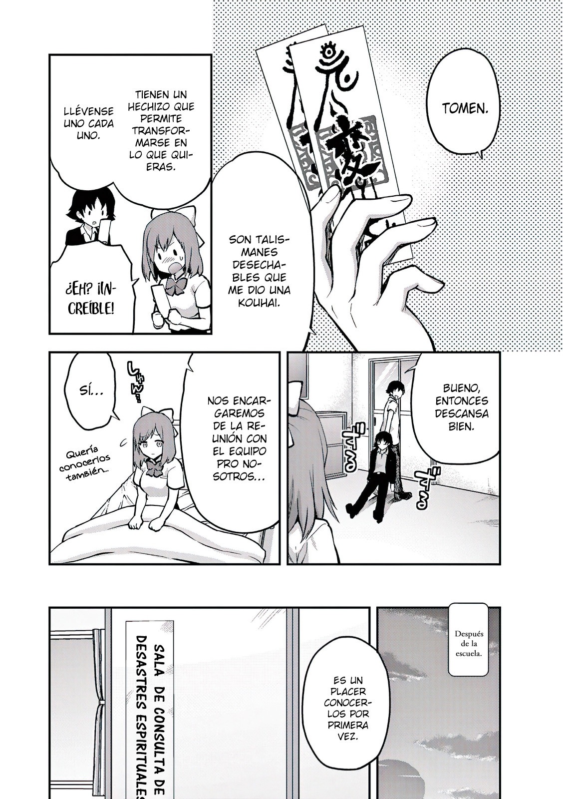 Una vez que nos encontremos, exorcisaremos orgasmicamente al espiritu con un solo toque! Capítulo 13 - Page 10