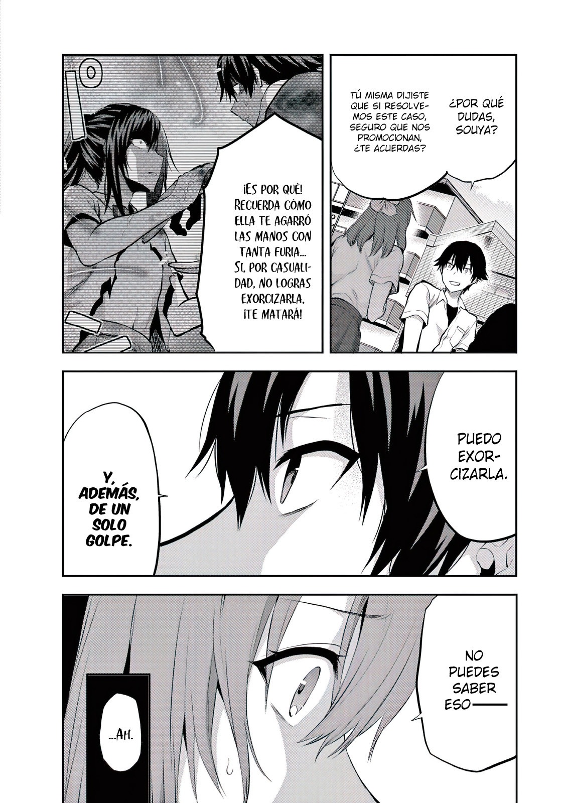 Una vez que nos encontremos, exorcisaremos orgasmicamente al espiritu con un solo toque! Capítulo 17 - Page 13