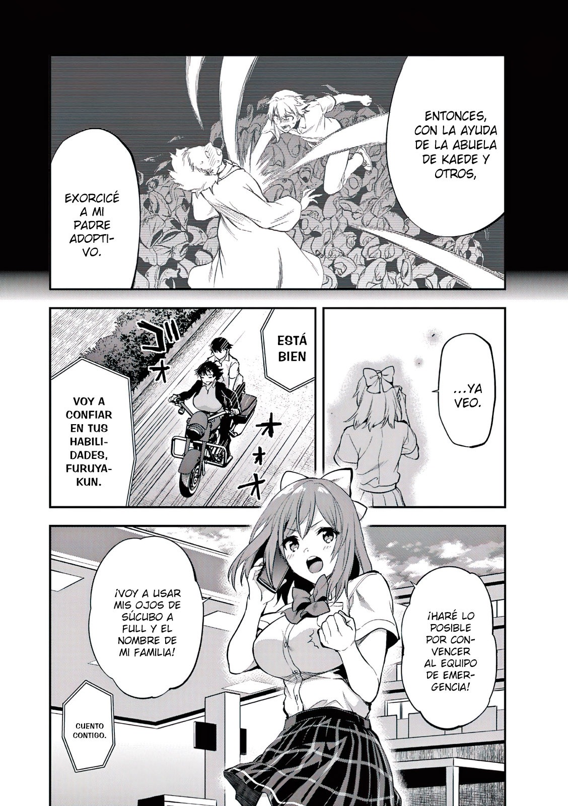 Una vez que nos encontremos, exorcisaremos orgasmicamente al espiritu con un solo toque! Capítulo 18 - Page 12