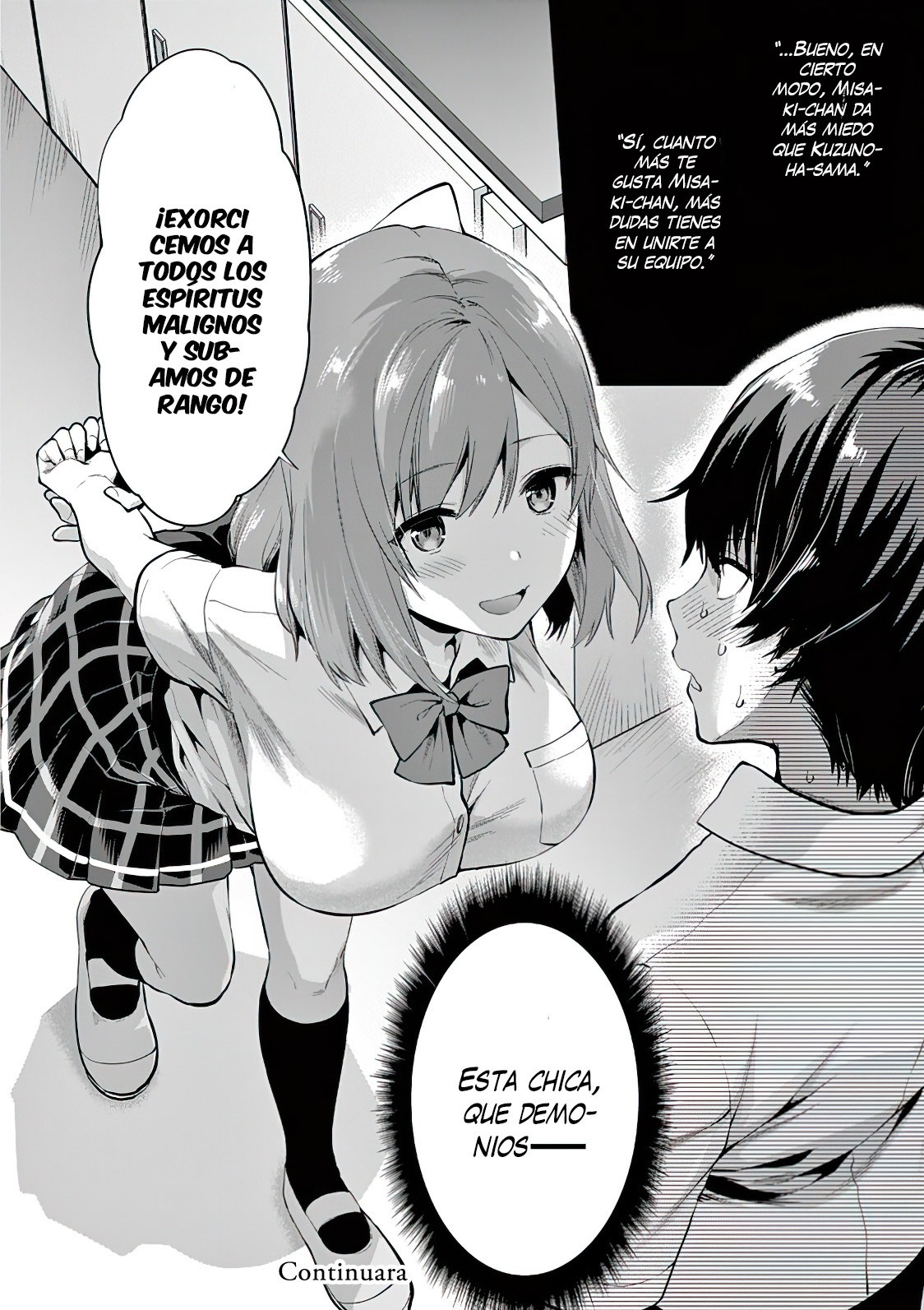 Una vez que nos encontremos, exorcisaremos orgasmicamente al espiritu con un solo toque! Capítulo 2 - Page 21