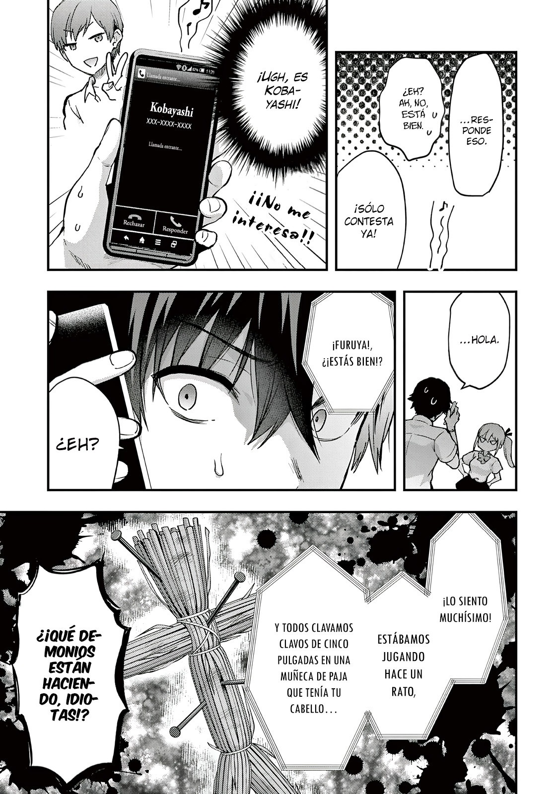 Una vez que nos encontremos, exorcisaremos orgasmicamente al espiritu con un solo toque! Capítulo 26 - Page 11