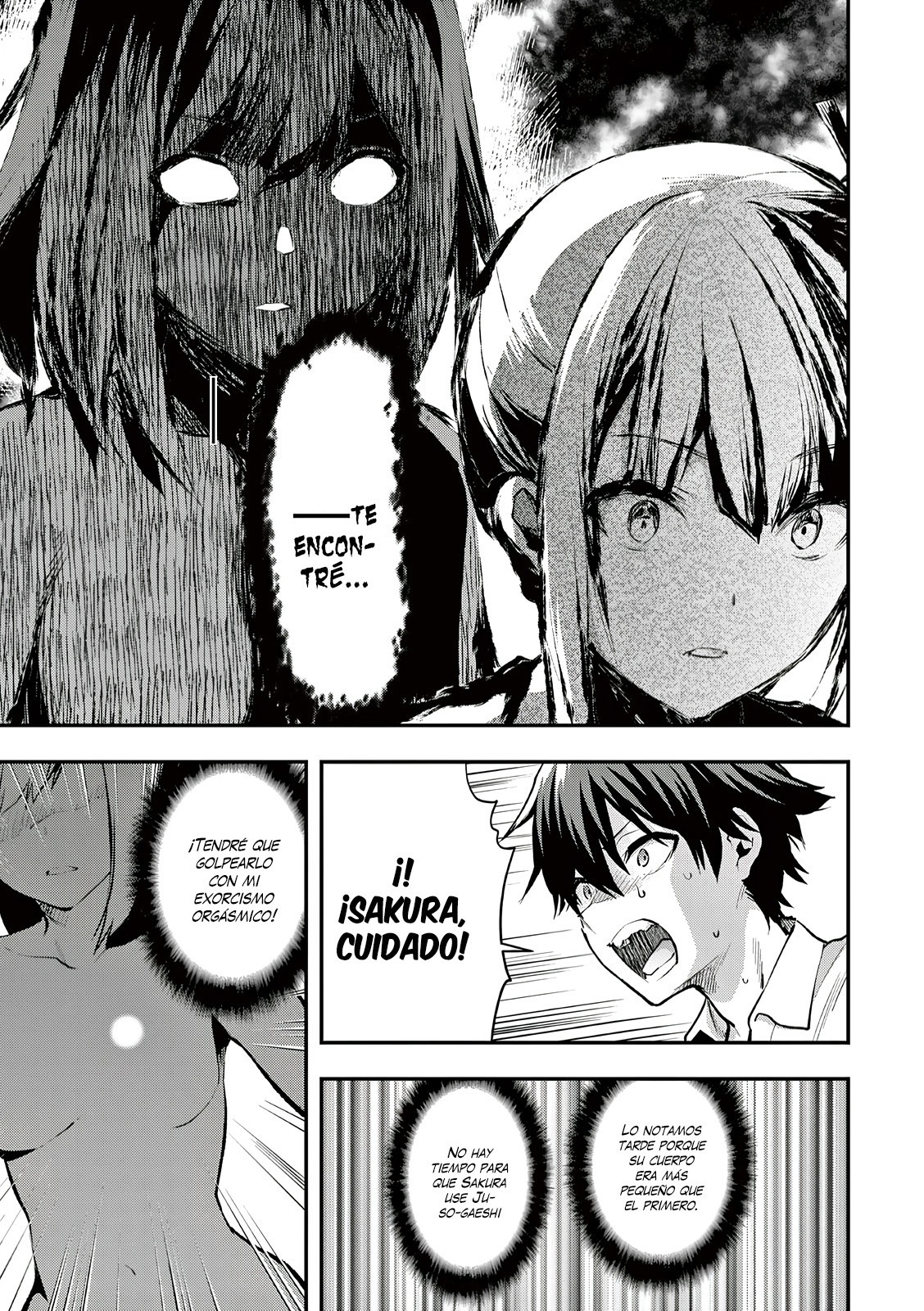 Una vez que nos encontremos, exorcisaremos orgasmicamente al espiritu con un solo toque! Capítulo 26 - Page 19