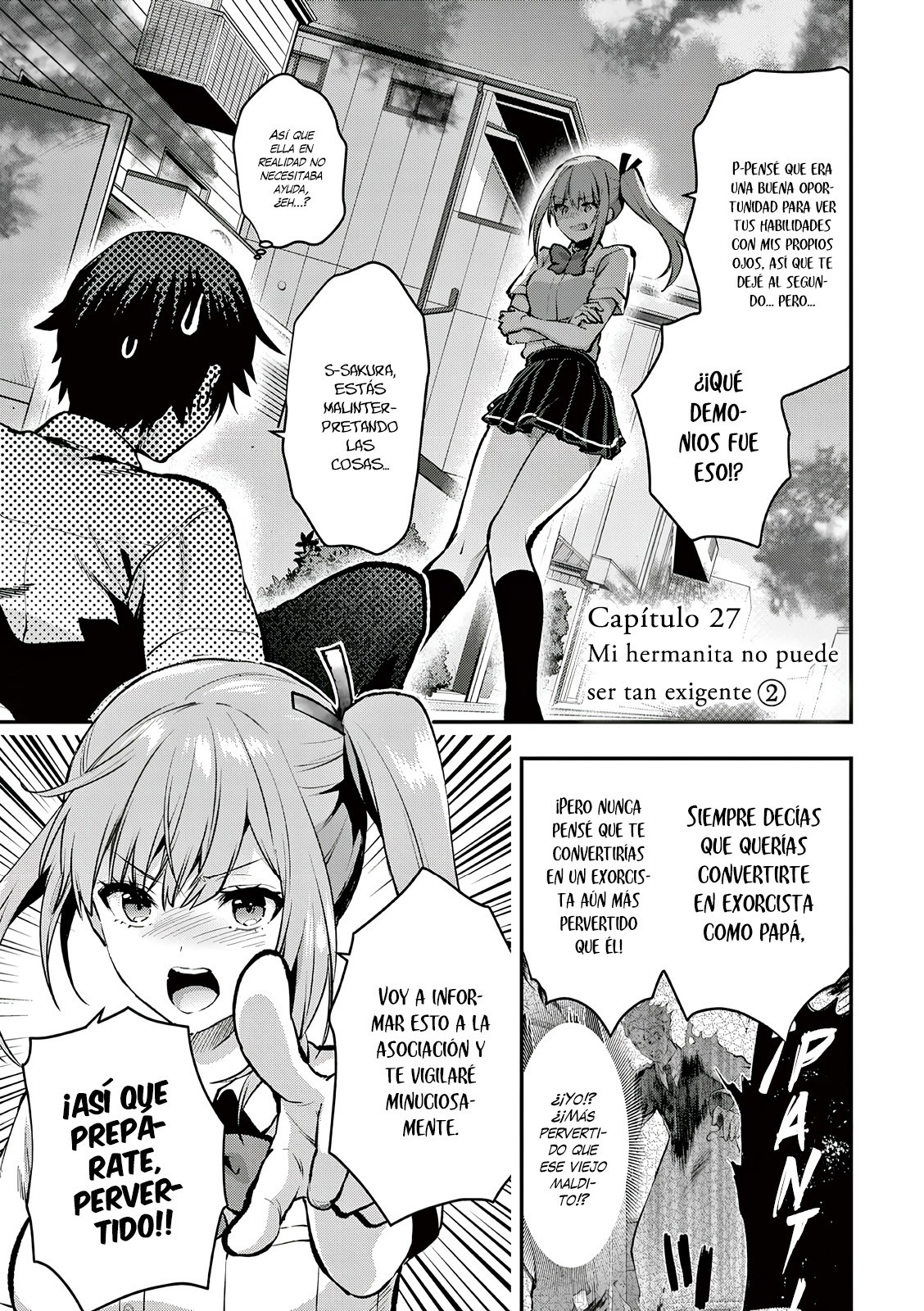 Una vez que nos encontremos, exorcisaremos orgasmicamente al espiritu con un solo toque! Capítulo 27 - Page 2