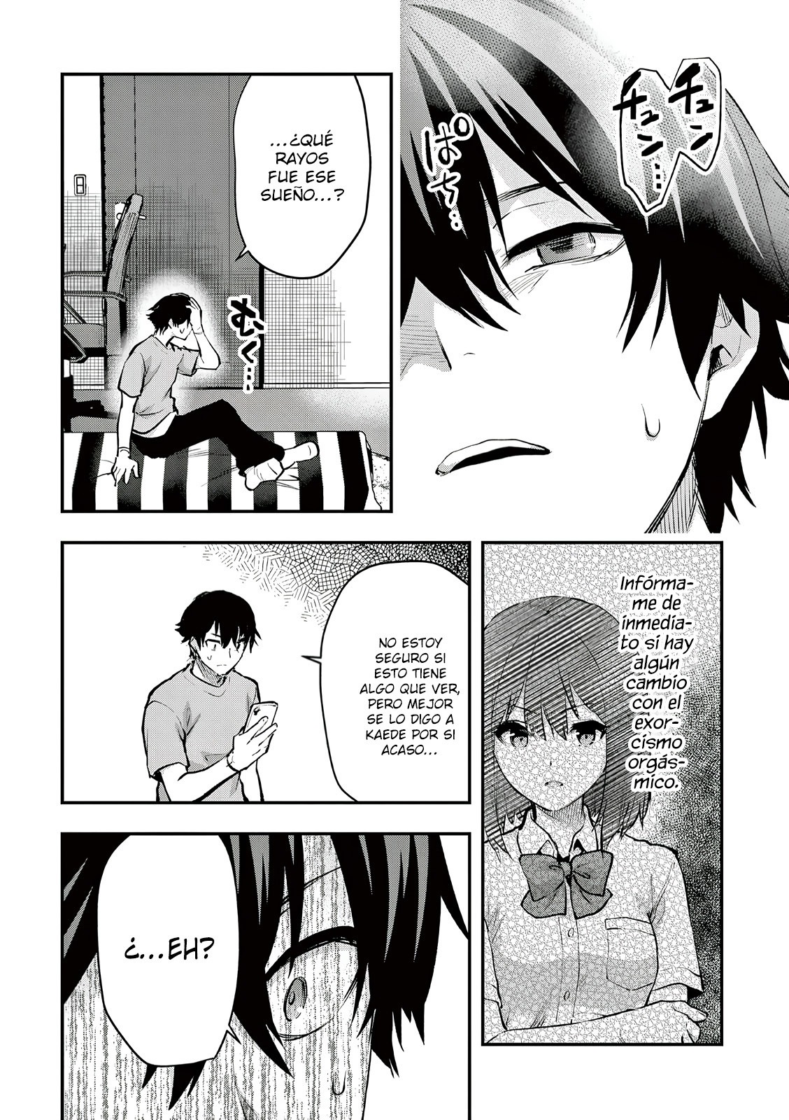 Una vez que nos encontremos, exorcisaremos orgasmicamente al espiritu con un solo toque! Capítulo 29 - Page 18
