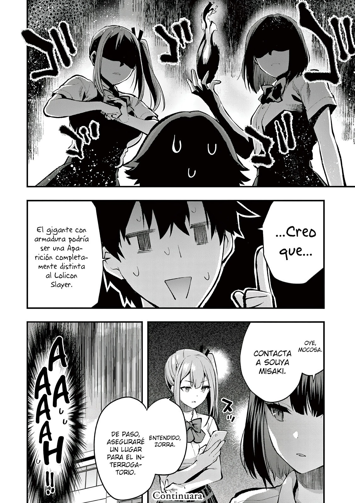 Una vez que nos encontremos, exorcisaremos orgasmicamente al espiritu con un solo toque! Capítulo 33 - Page 22