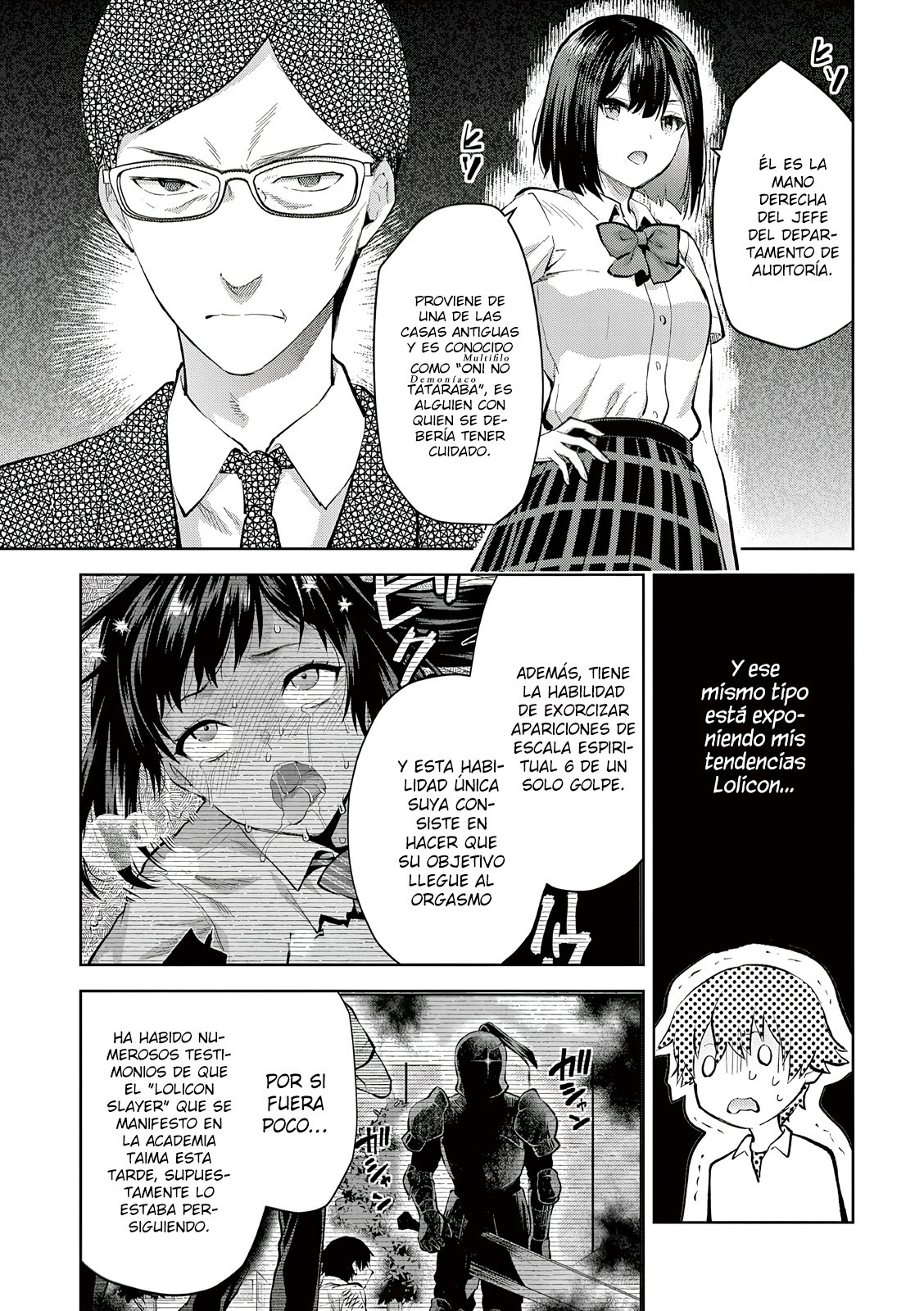 Una vez que nos encontremos, exorcisaremos orgasmicamente al espiritu con un solo toque! Capítulo 36 - Page 8