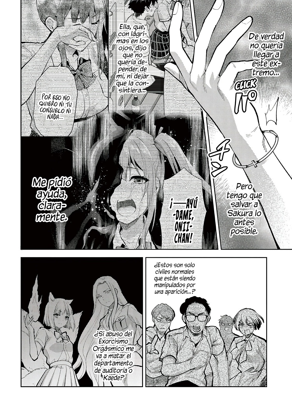 Una vez que nos encontremos, exorcisaremos orgasmicamente al espiritu con un solo toque! Capítulo 40 - Page 16