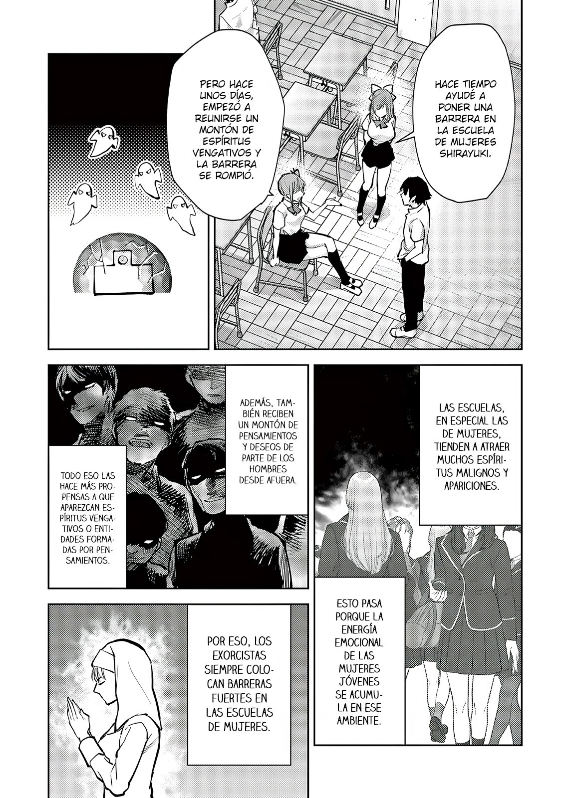 Una vez que nos encontremos, exorcisaremos orgasmicamente al espiritu con un solo toque! Capítulo 47 - Page 6