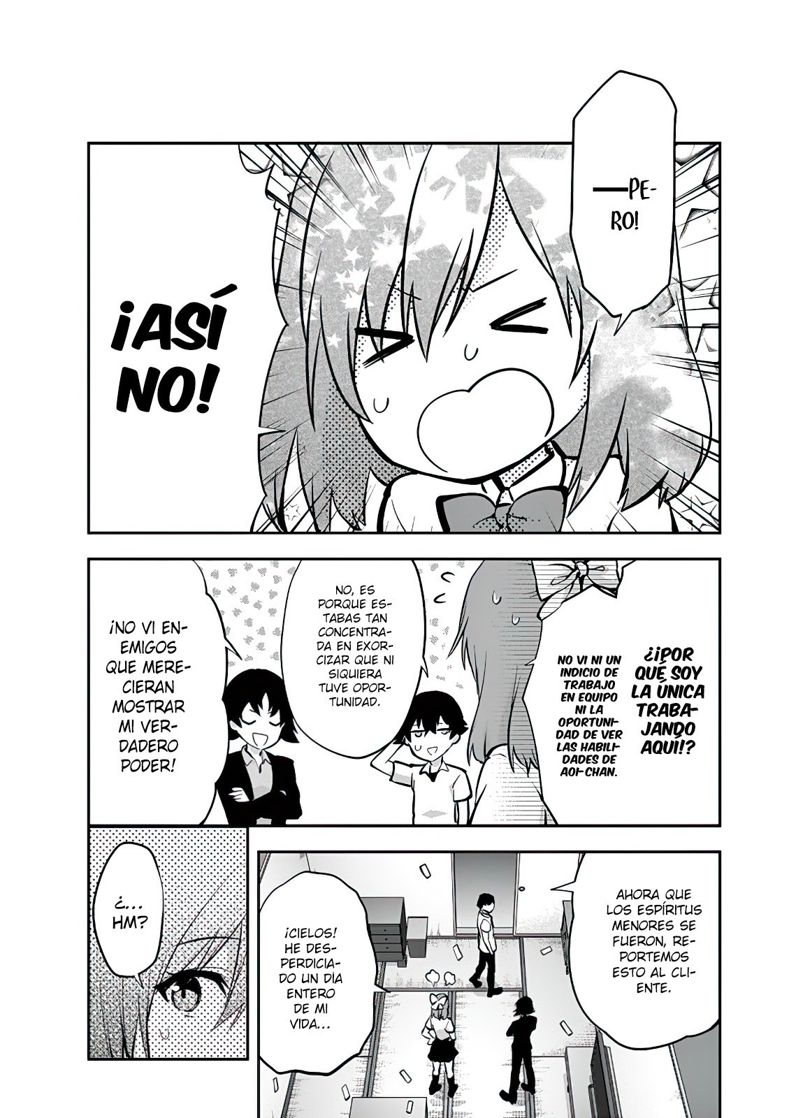 Una vez que nos encontremos, exorcisaremos orgasmicamente al espiritu con un solo toque! Capítulo 5 - Page 17