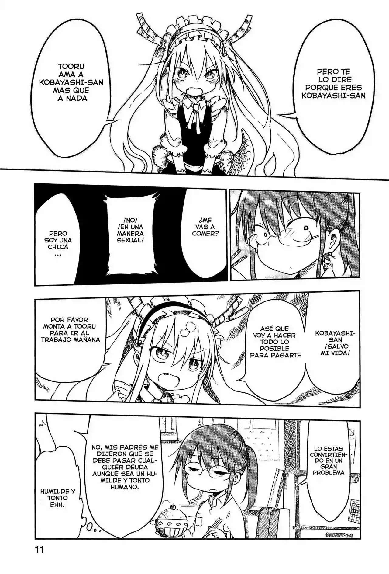 Kobayashi-san Chi no Maid Dragon Capítulo 1 - Page 10