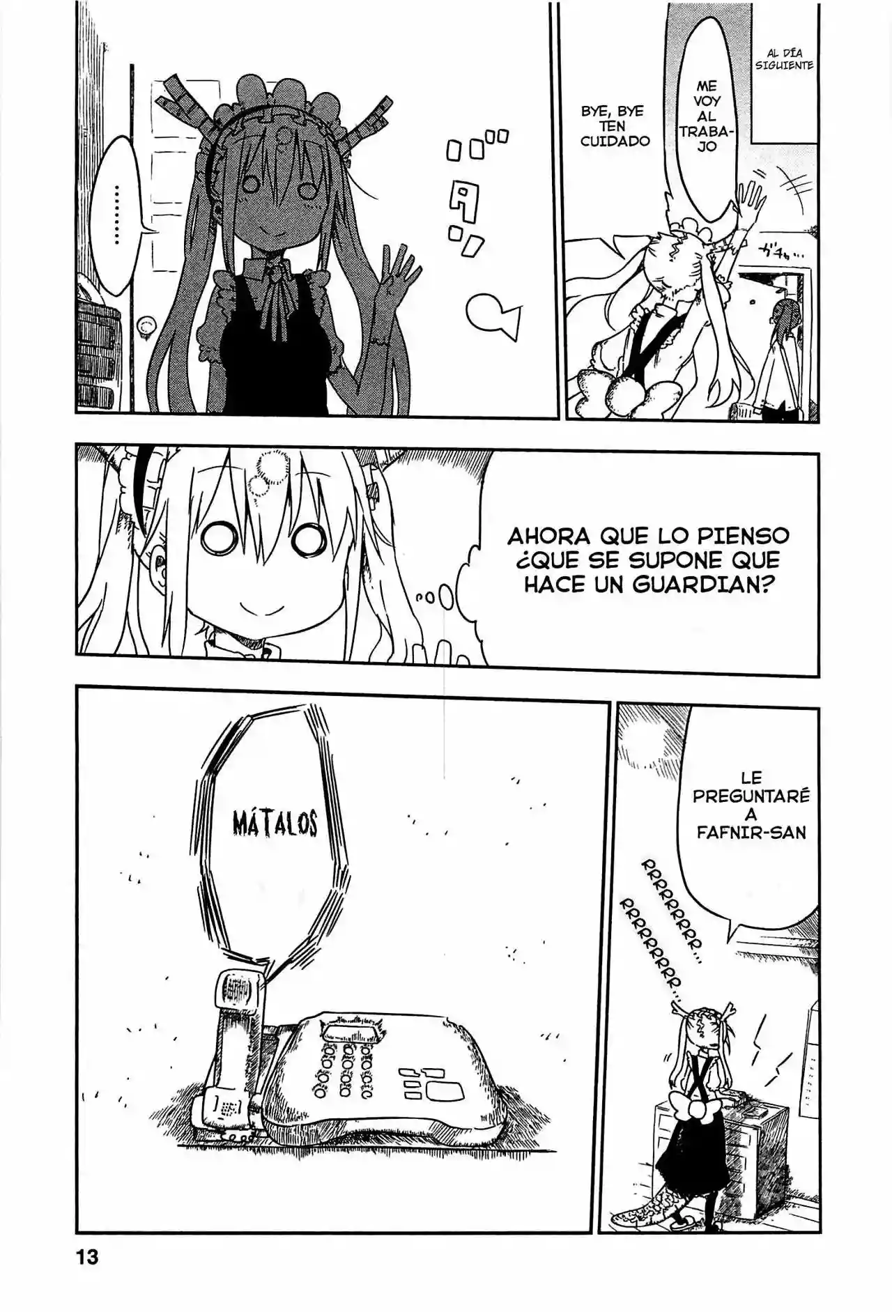 Kobayashi-san Chi no Maid Dragon Capítulo 1 - Page 12
