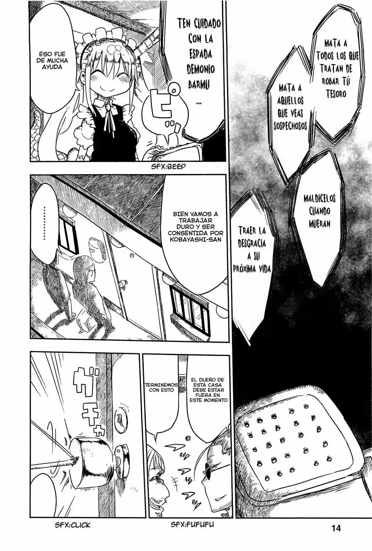 Kobayashi-san Chi no Maid Dragon Capítulo 1 - Page 13