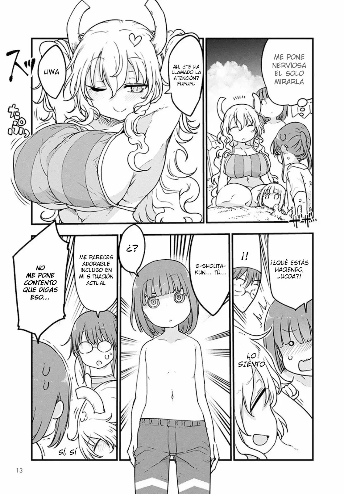 Kobayashi-san Chi no Maid Dragon Capítulo 100 - Page 10