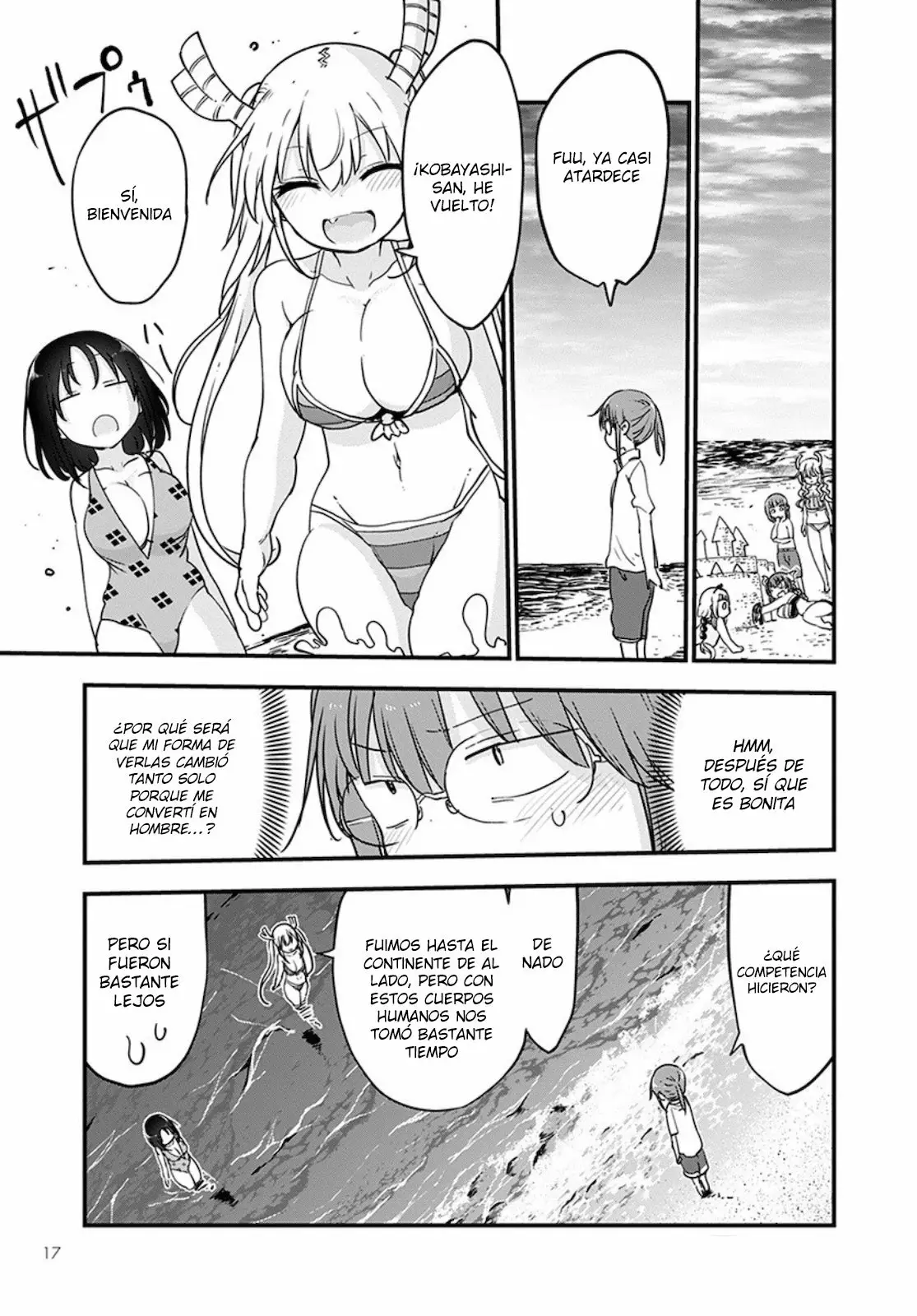 Kobayashi-san Chi no Maid Dragon Capítulo 100 - Page 14