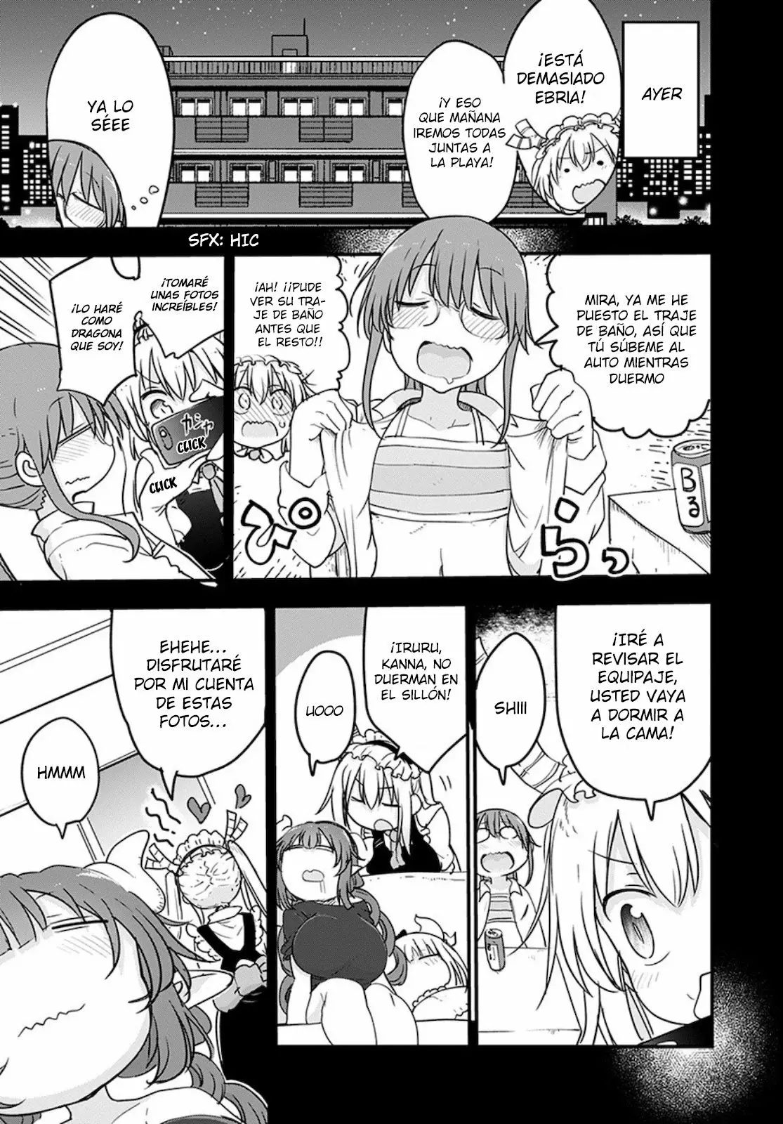 Kobayashi-san Chi no Maid Dragon Capítulo 100 - Page 4