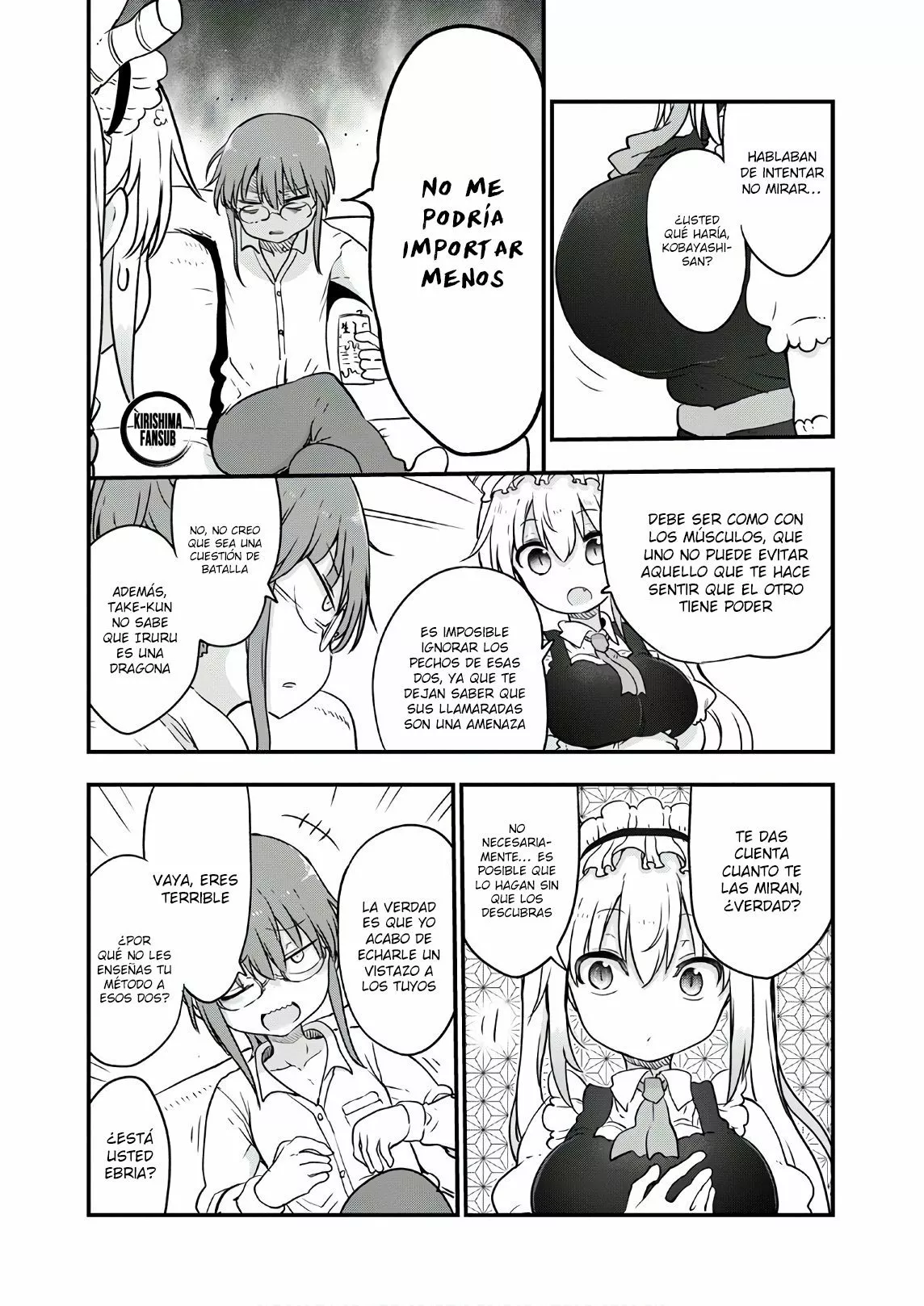 Kobayashi-san Chi no Maid Dragon Capítulo 104 - Page 7