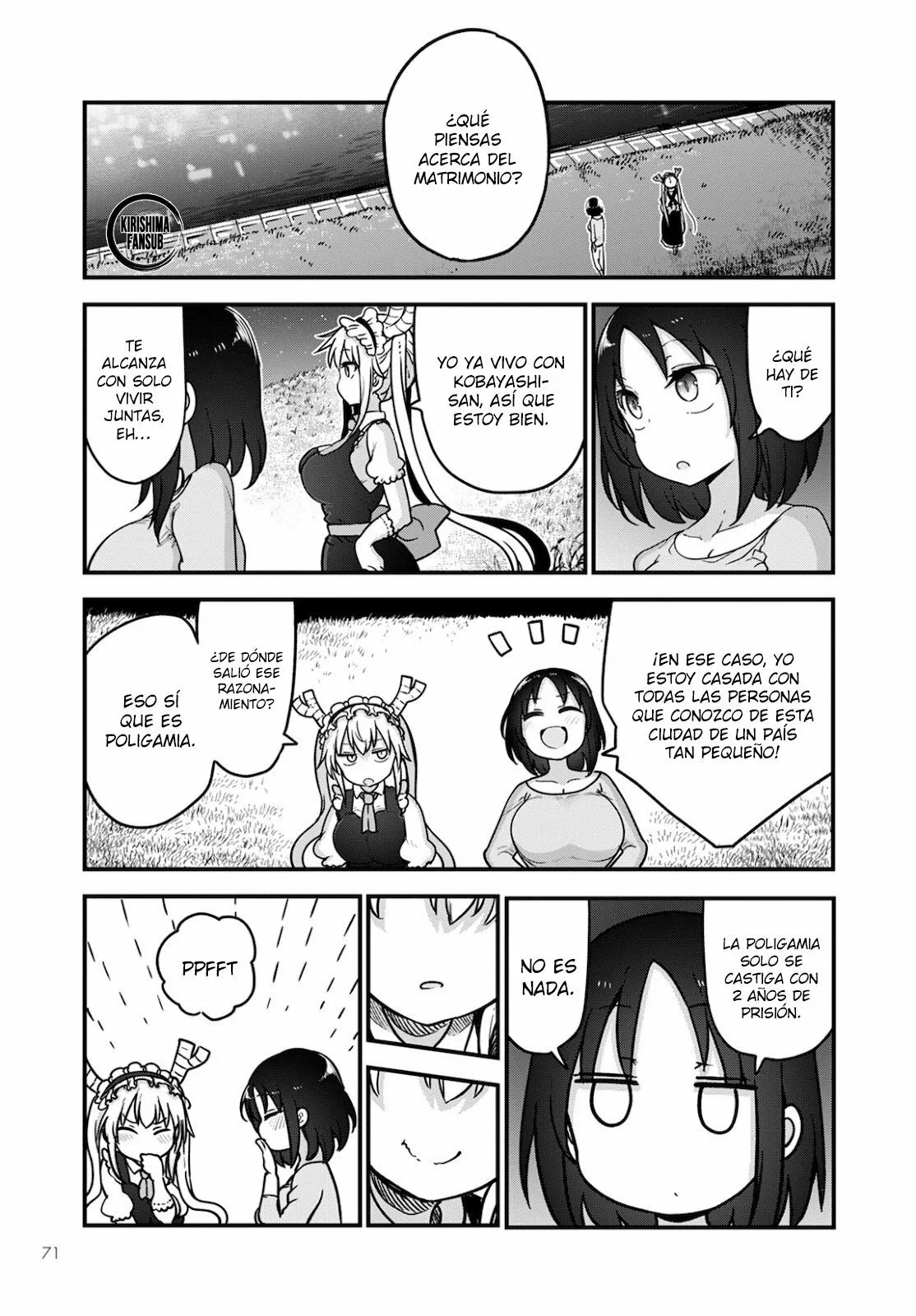 Kobayashi-san Chi no Maid Dragon Capítulo 107 - Page 12