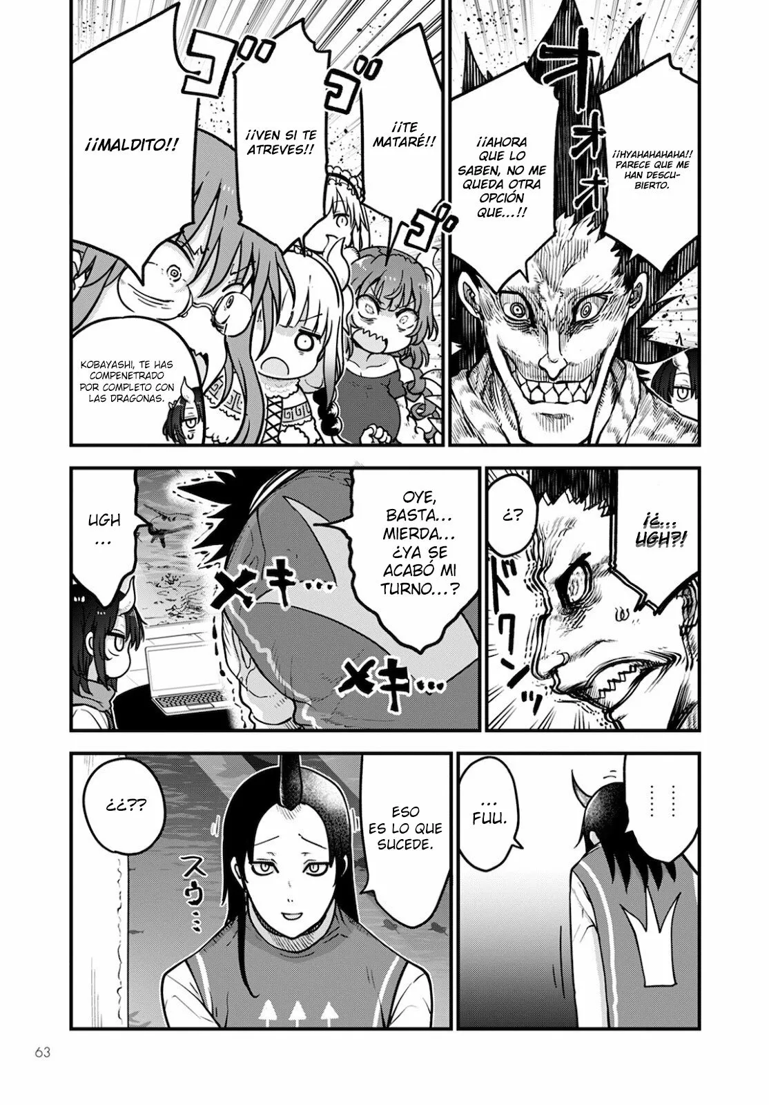 Kobayashi-san Chi no Maid Dragon Capítulo 107 - Page 4