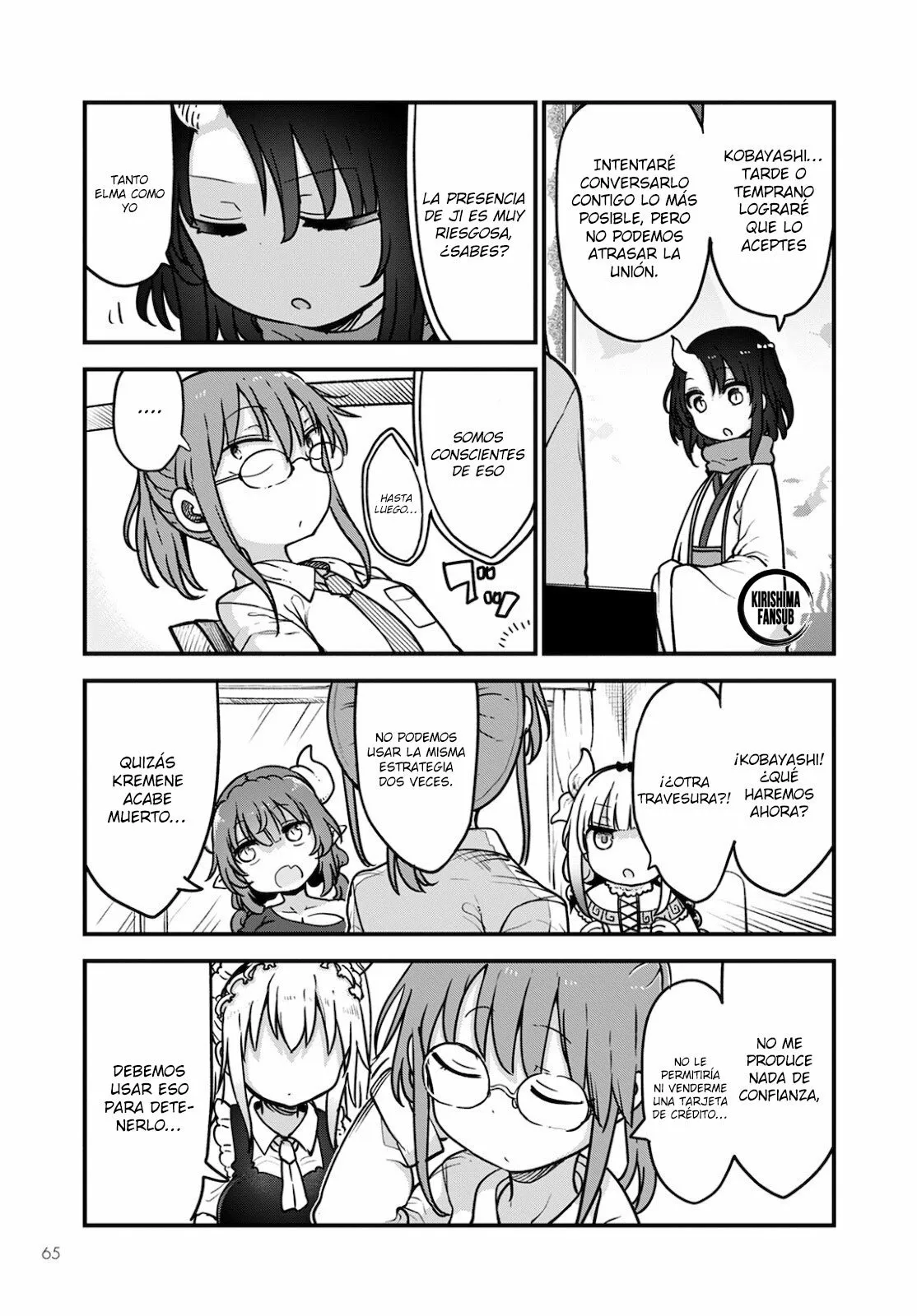 Kobayashi-san Chi no Maid Dragon Capítulo 107 - Page 6