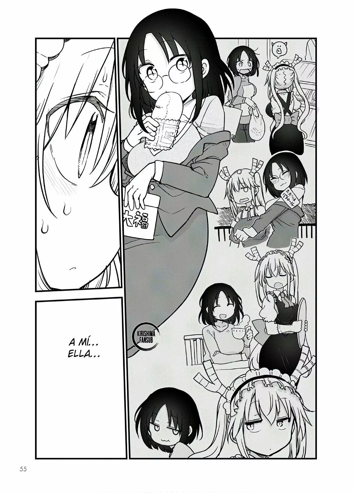 Kobayashi-san Chi no Maid Dragon Capítulo 108 - Page 12