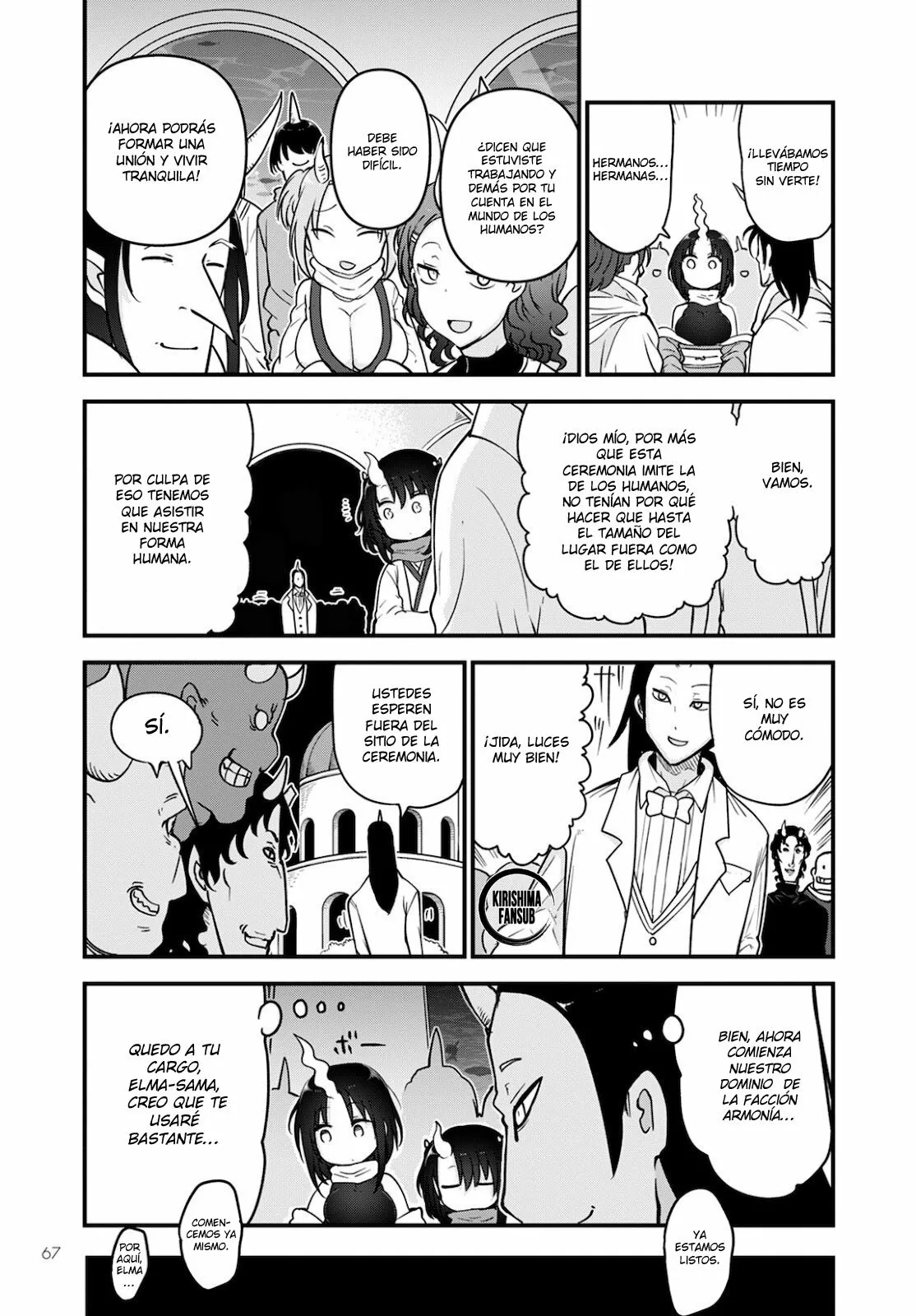 Kobayashi-san Chi no Maid Dragon Capítulo 109 - Page 12