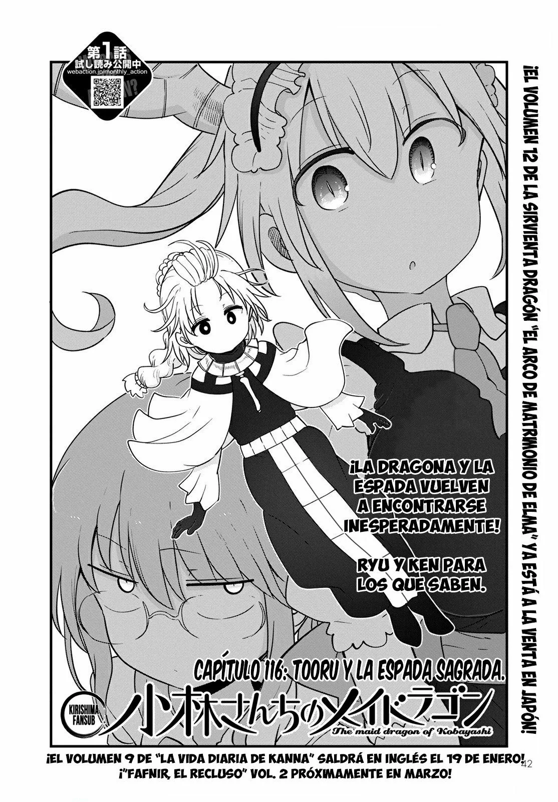 Kobayashi-san Chi no Maid Dragon Capítulo 116 - Page 3