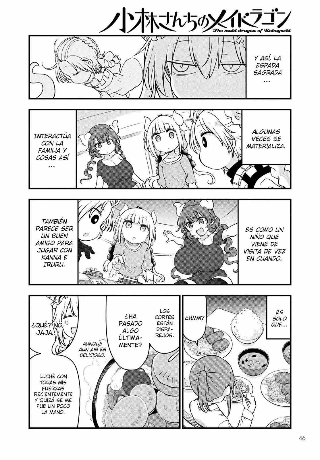 Kobayashi-san Chi no Maid Dragon Capítulo 116 - Page 7