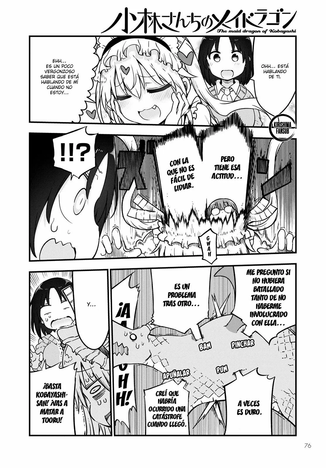 Kobayashi-san Chi no Maid Dragon Capítulo 119 - Page 9