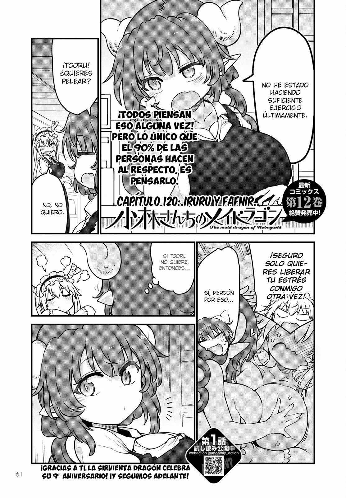 Kobayashi-san Chi no Maid Dragon Capítulo 120 - Page 2