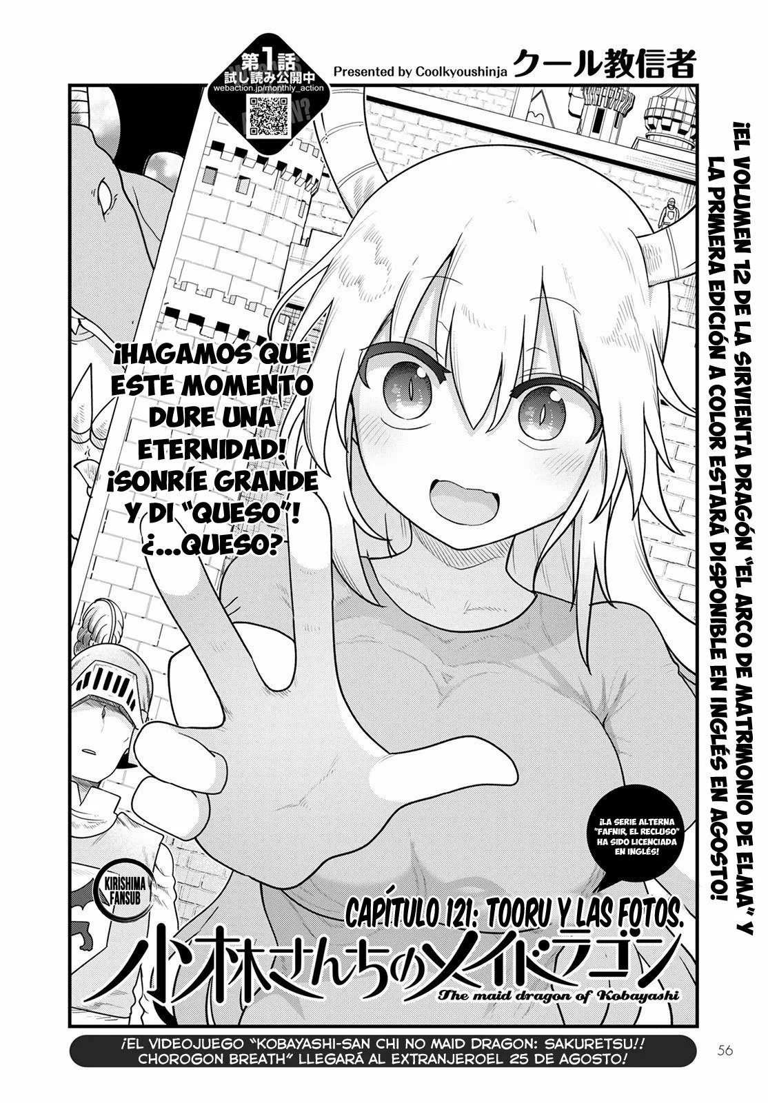 Kobayashi-san Chi no Maid Dragon Capítulo 121 - Page 3