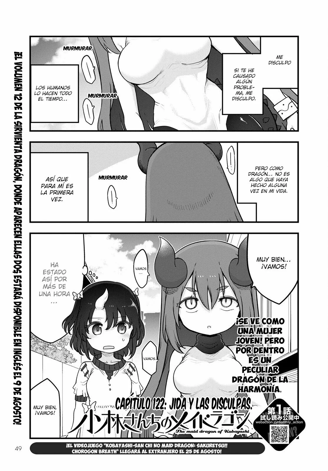Kobayashi-san Chi no Maid Dragon Capítulo 122 - Page 2