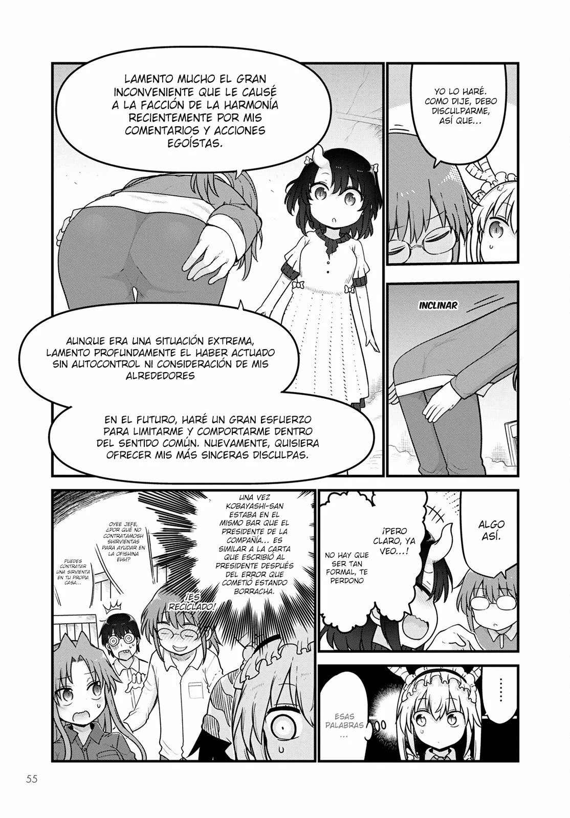 Kobayashi-san Chi no Maid Dragon Capítulo 122 - Page 8