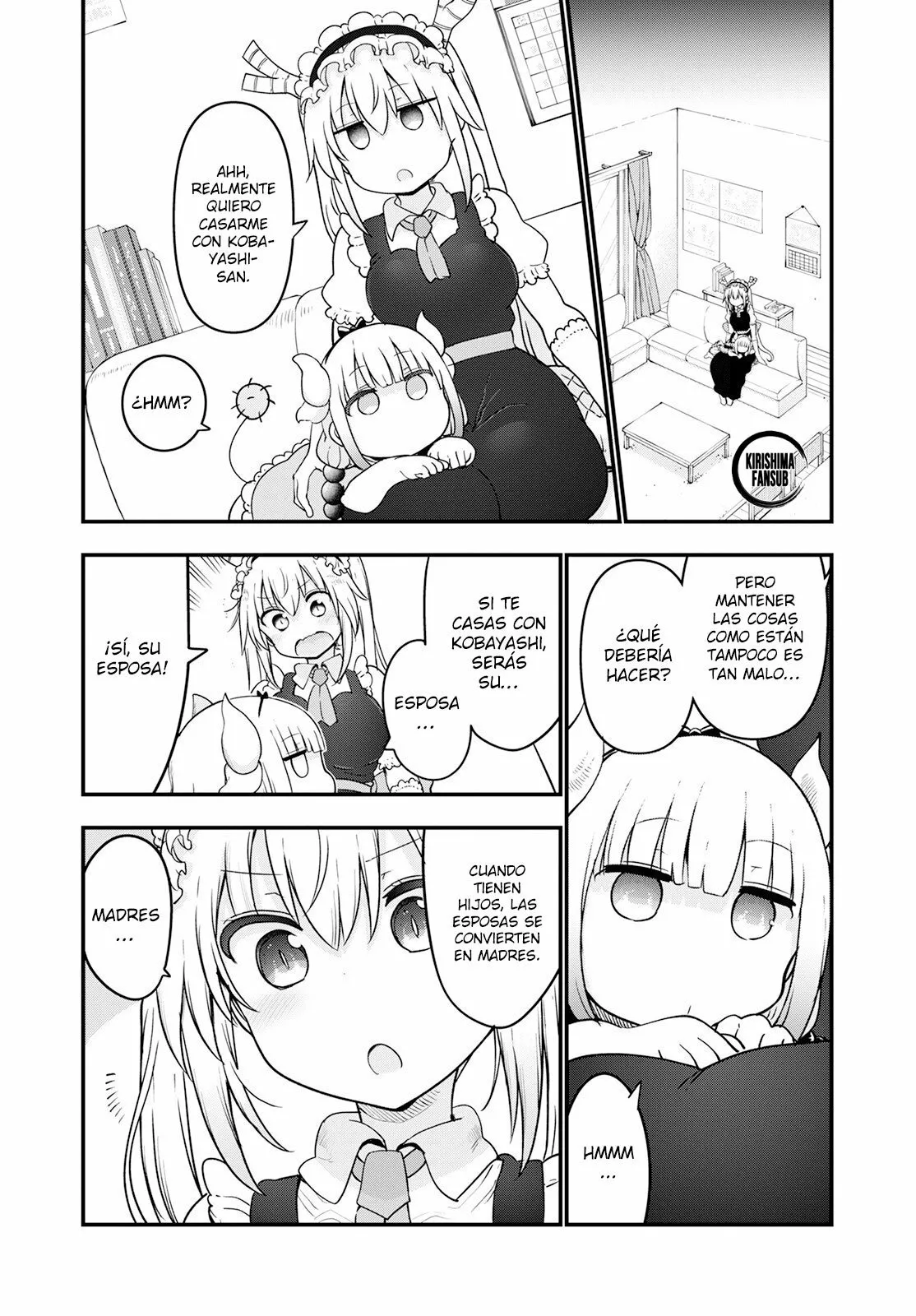 Kobayashi-san Chi no Maid Dragon Capítulo 123 - Page 3
