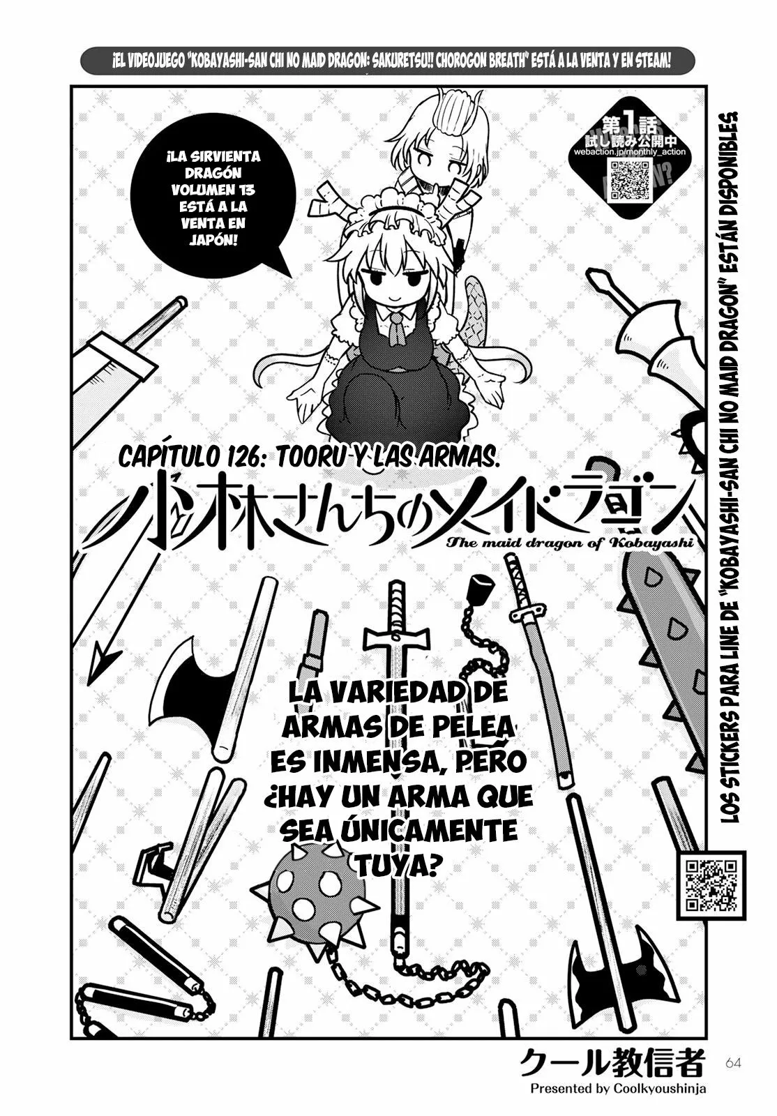 Kobayashi-san Chi no Maid Dragon Capítulo 126 - Page 3
