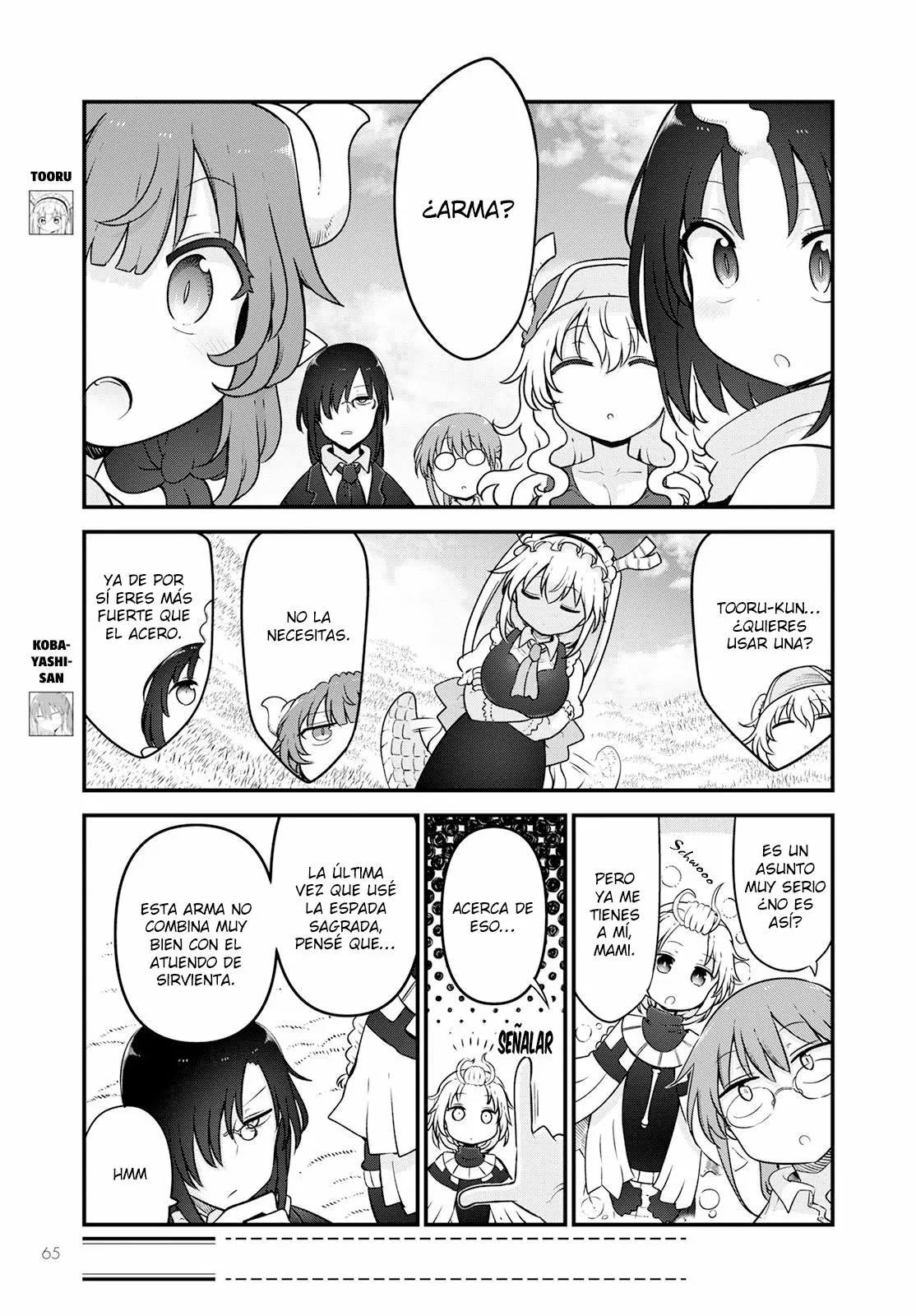 Kobayashi-san Chi no Maid Dragon Capítulo 126 - Page 4