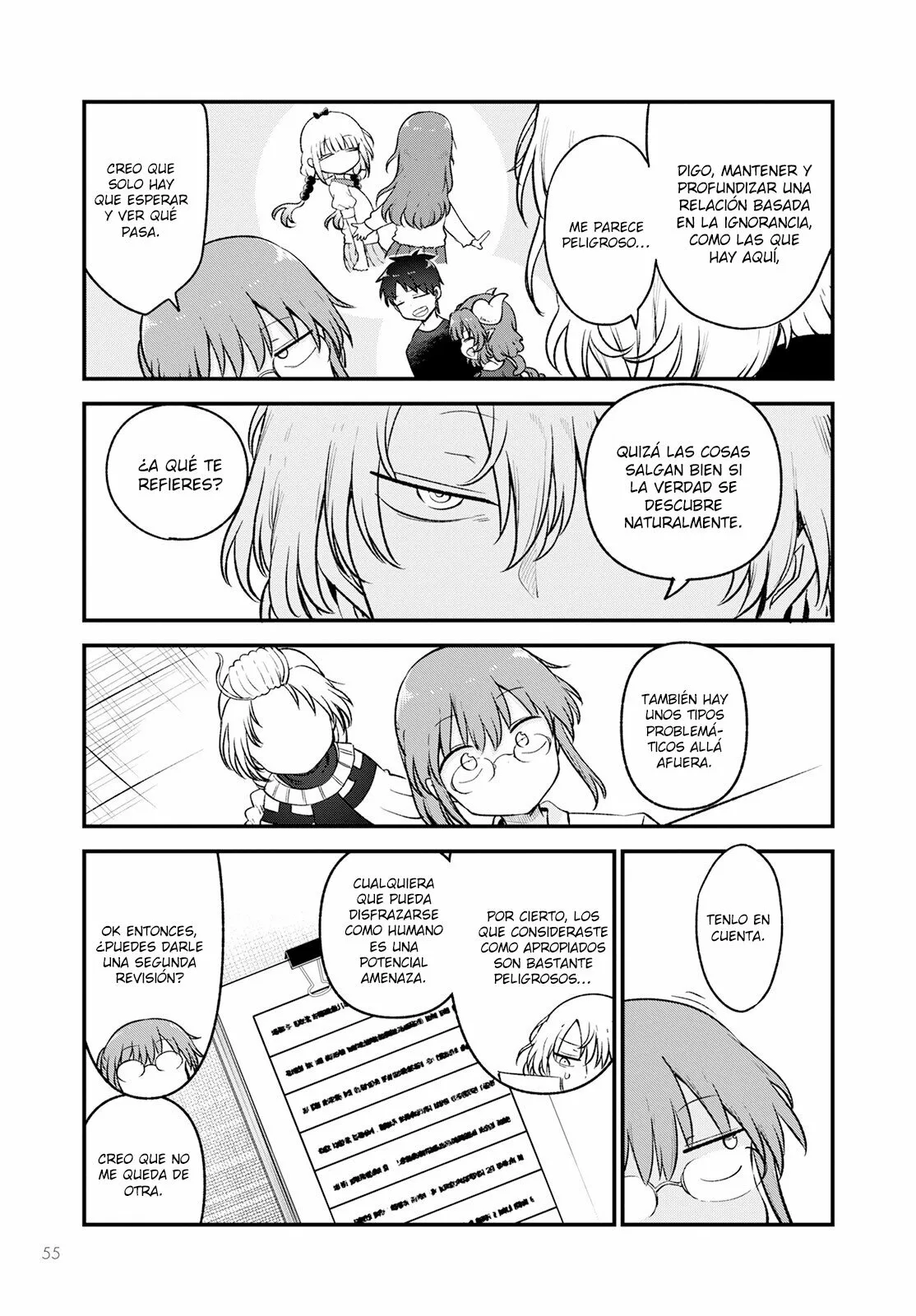 Kobayashi-san Chi no Maid Dragon Capítulo 128 - Page 14