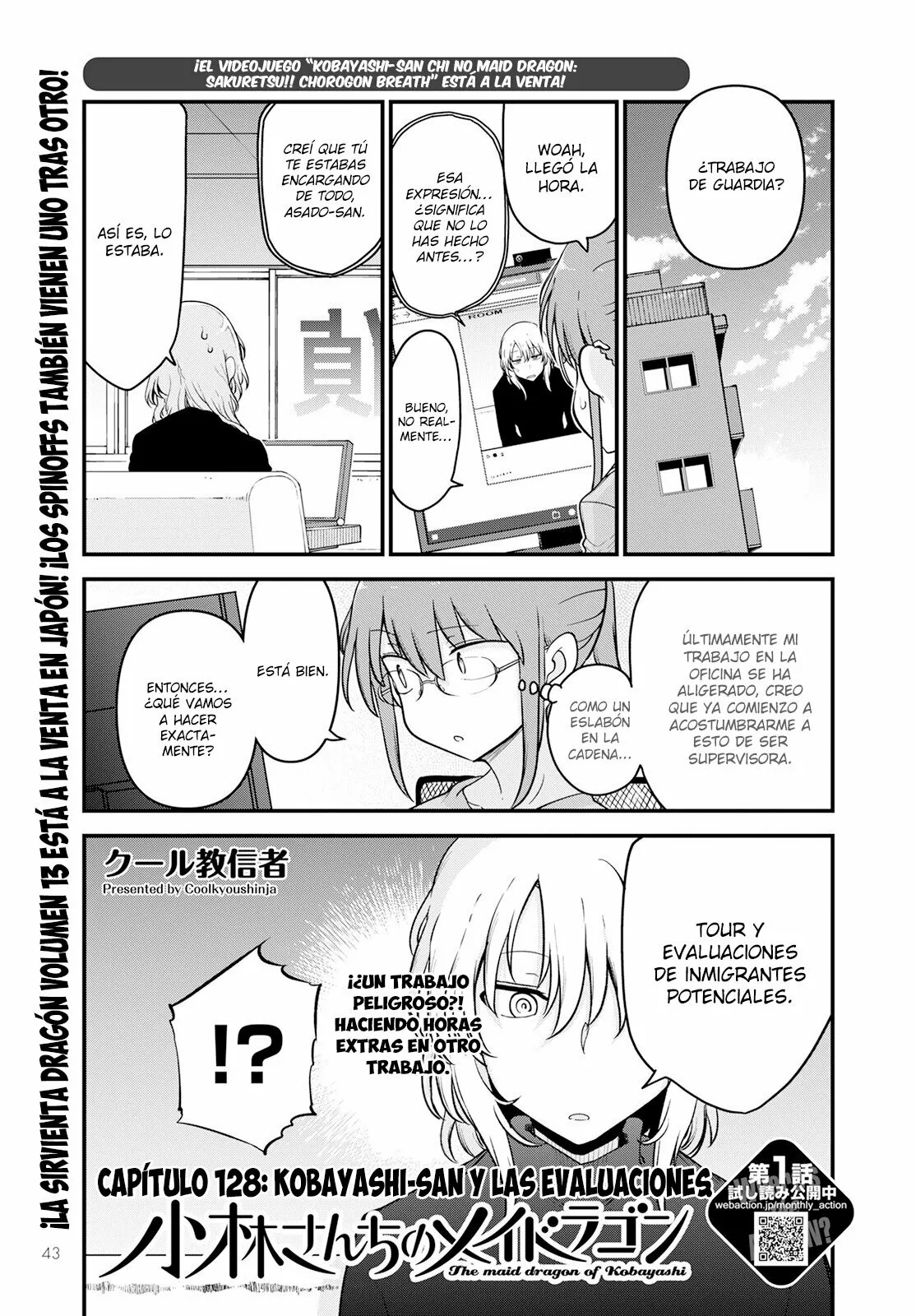 Kobayashi-san Chi no Maid Dragon Capítulo 128 - Page 2