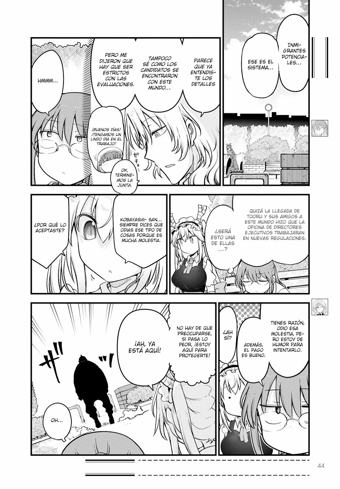 Kobayashi-san Chi no Maid Dragon Capítulo 128 - Page 3
