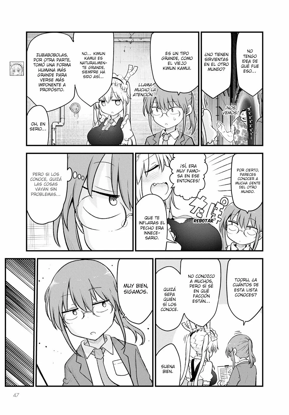 Kobayashi-san Chi no Maid Dragon Capítulo 128 - Page 6