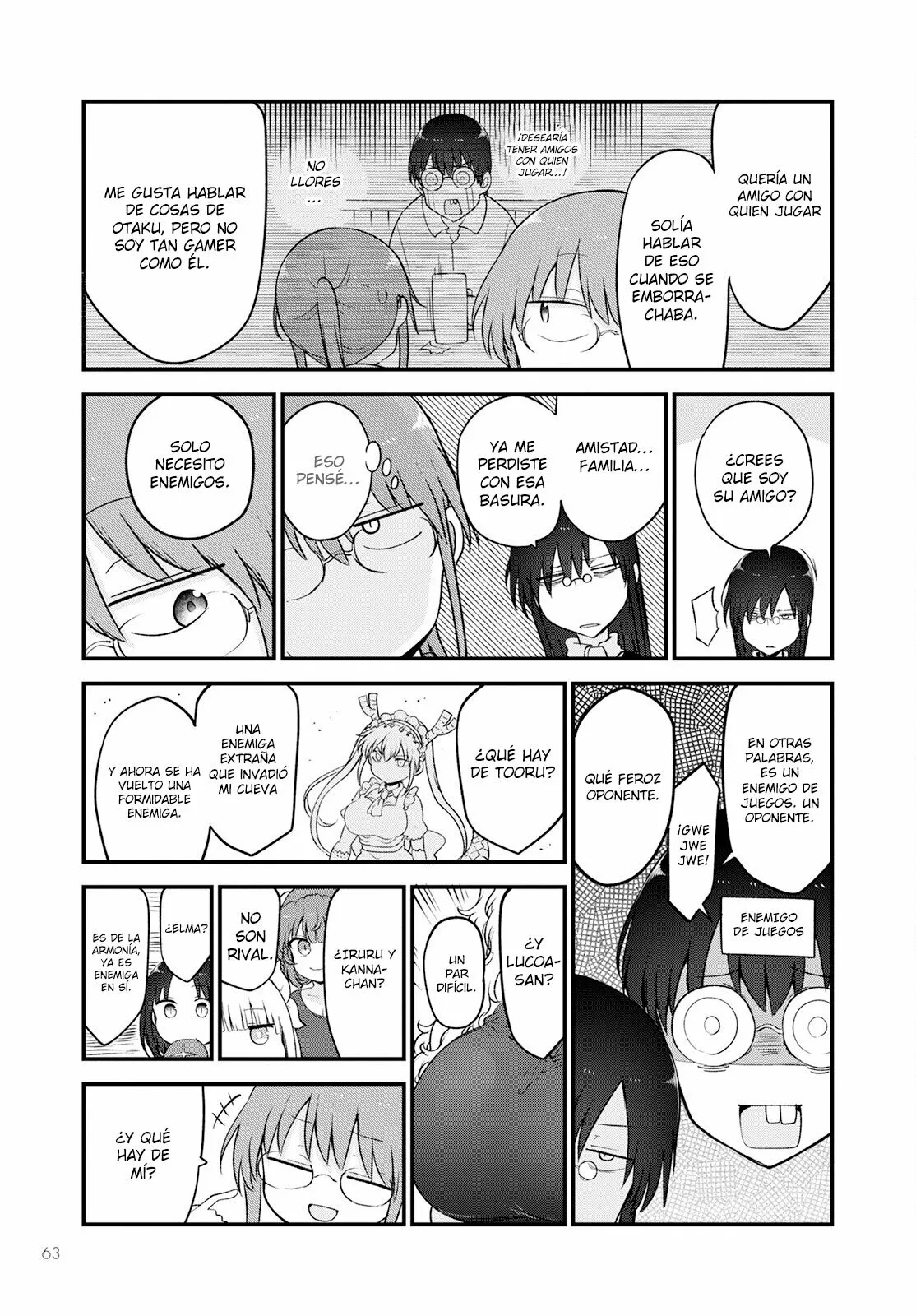 Kobayashi-san Chi no Maid Dragon Capítulo 129 - Page 12