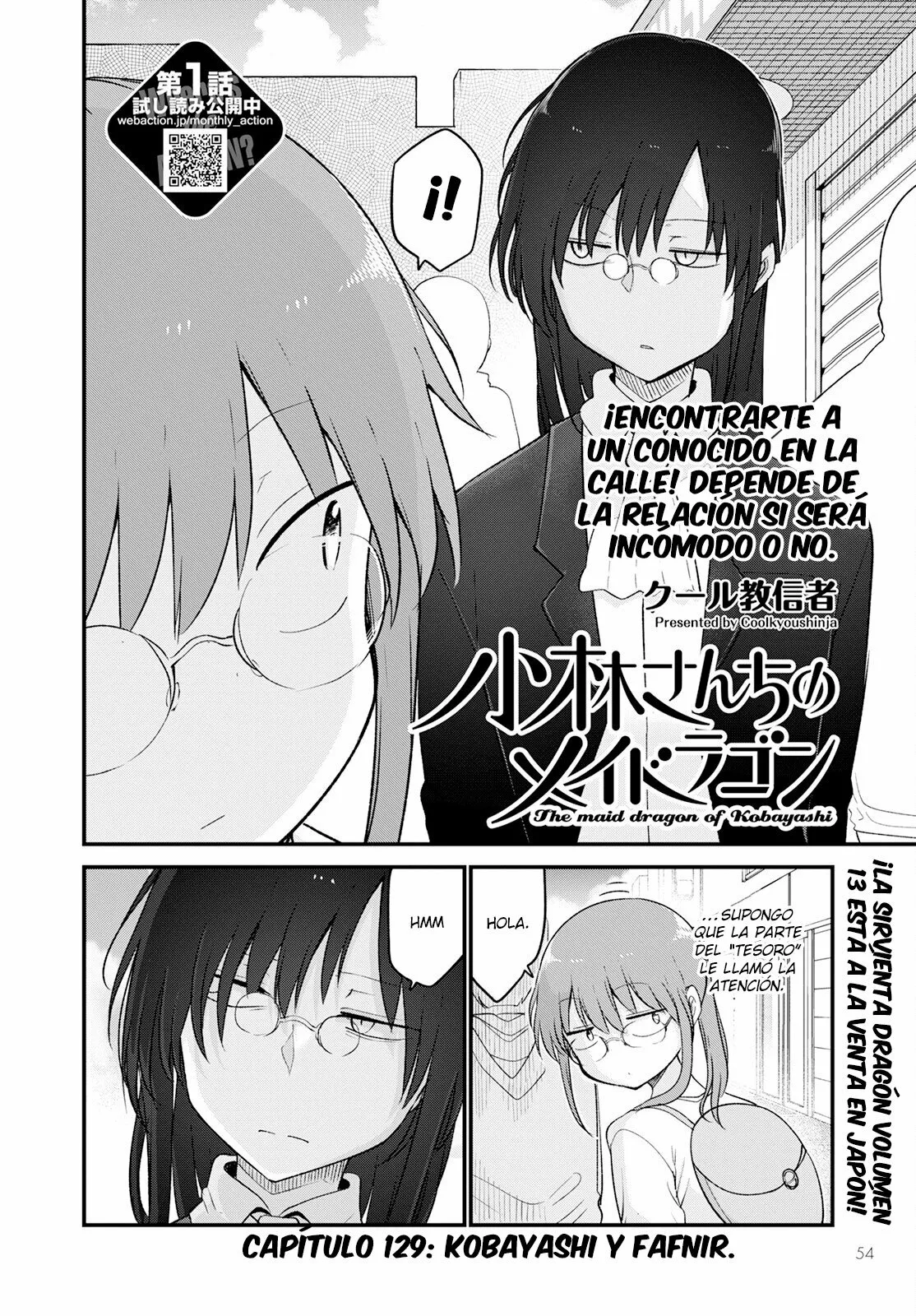 Kobayashi-san Chi no Maid Dragon Capítulo 129 - Page 3