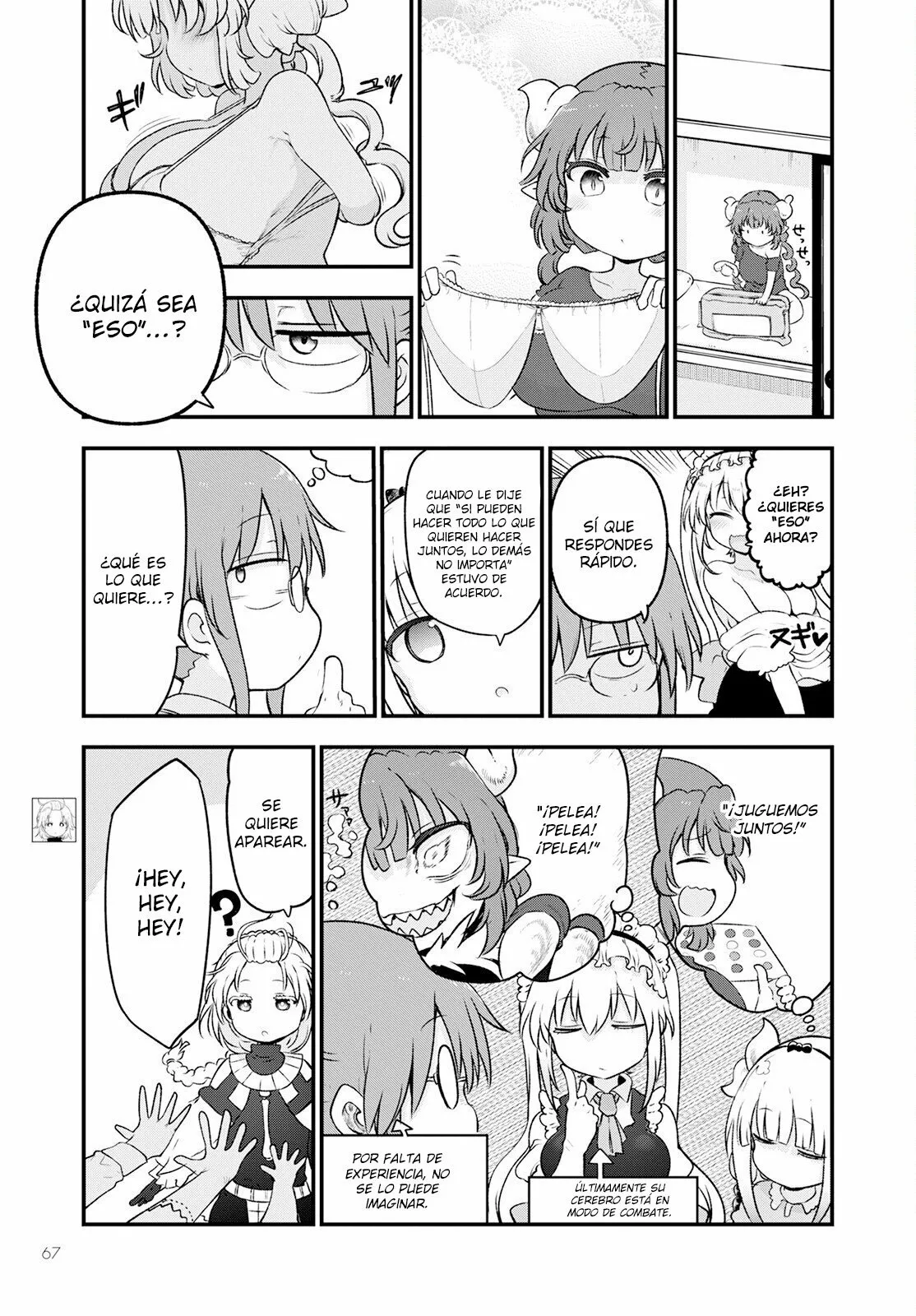 Kobayashi-san Chi no Maid Dragon Capítulo 130 - Page 8